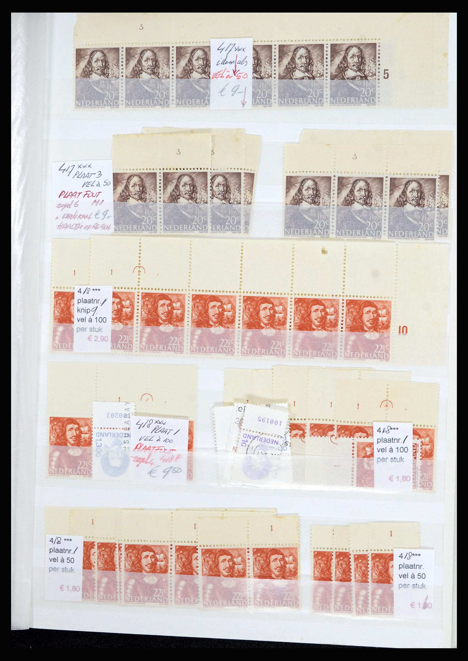36838 041 - Postzegelverzameling 36838 Nederland velrandbijzonderheden 1906-1948.