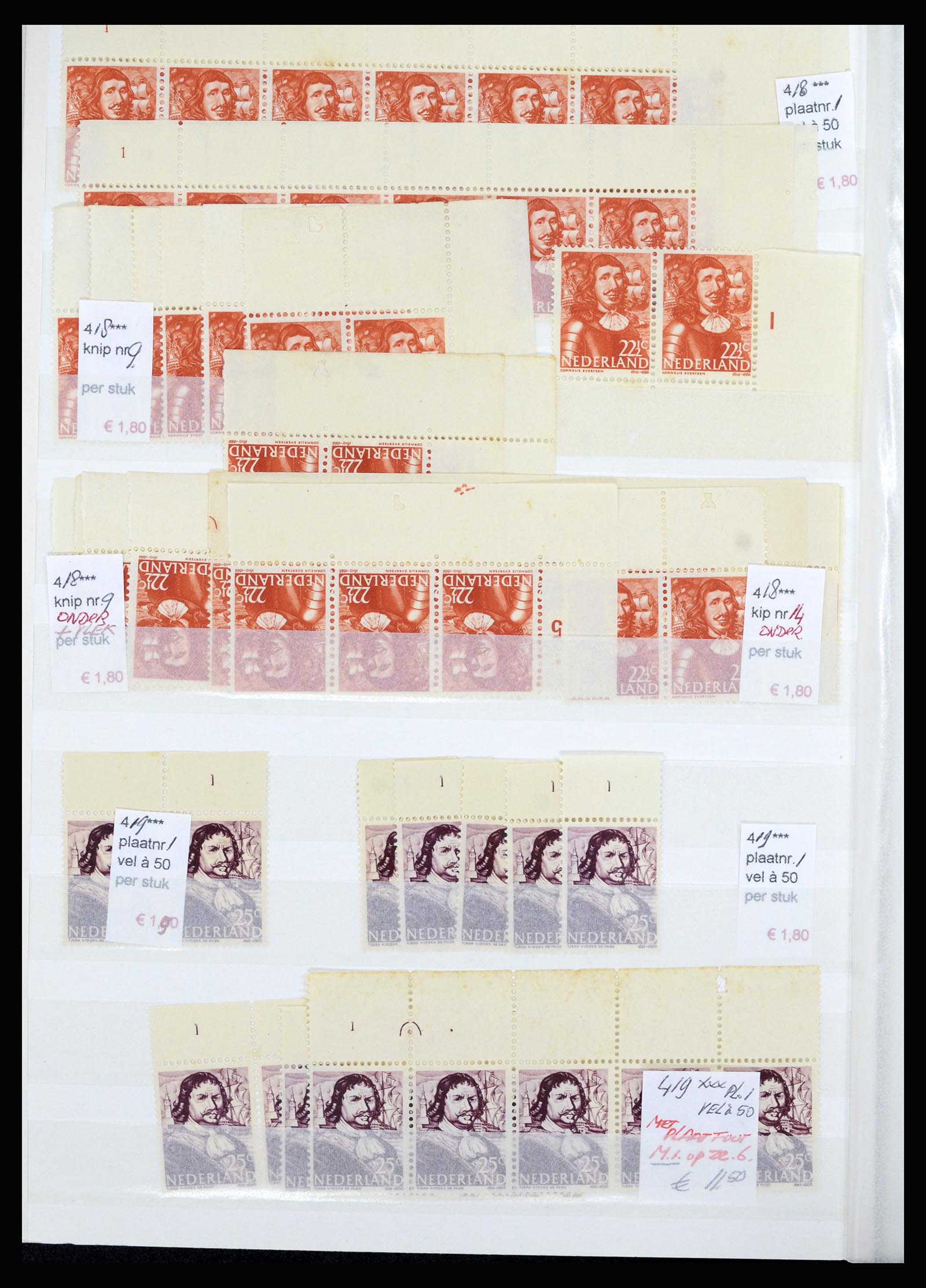 36838 042 - Postzegelverzameling 36838 Nederland velrandbijzonderheden 1906-1948.