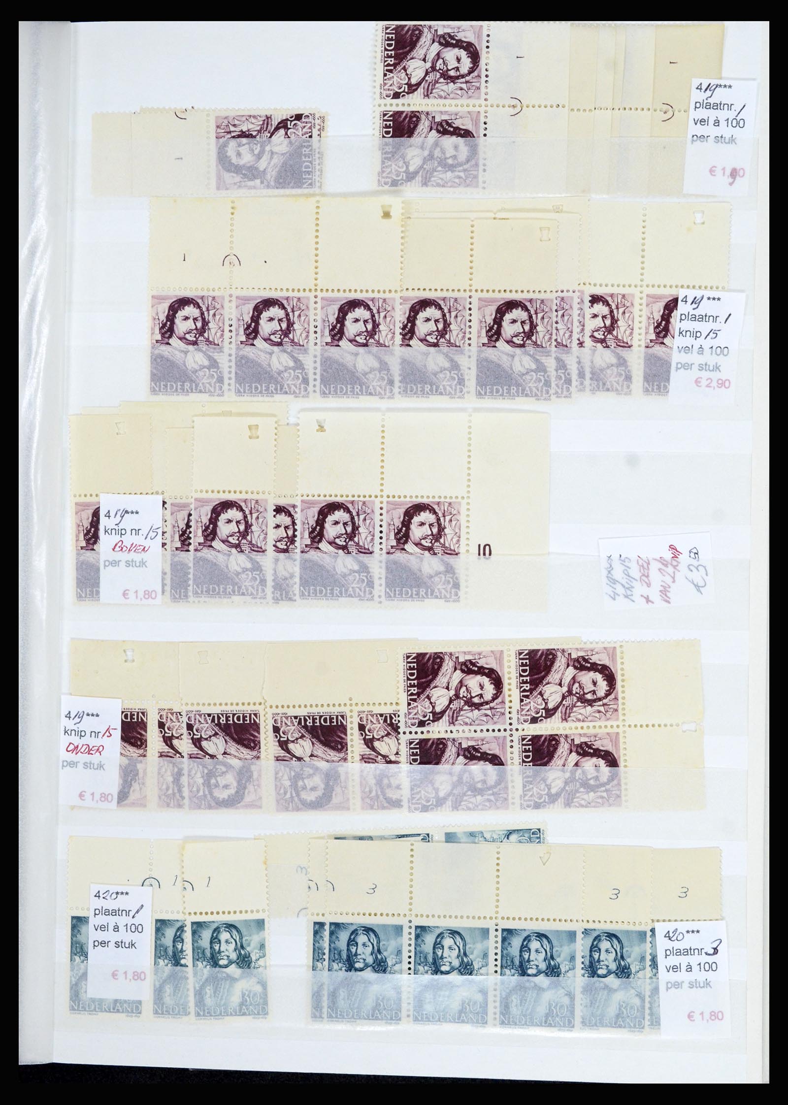 36838 043 - Postzegelverzameling 36838 Nederland velrandbijzonderheden 1906-1948.