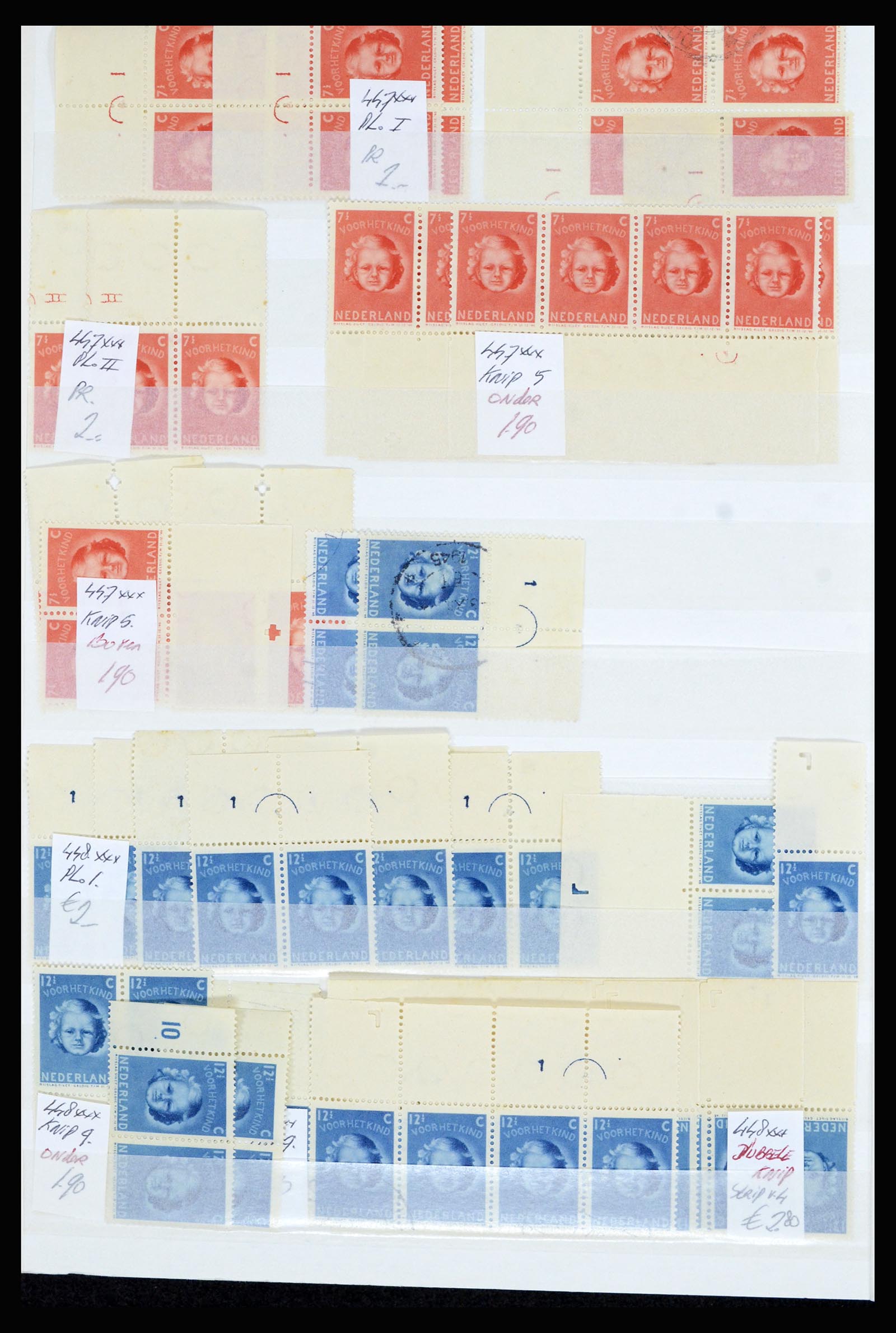 36838 057 - Postzegelverzameling 36838 Nederland velrandbijzonderheden 1906-1948.