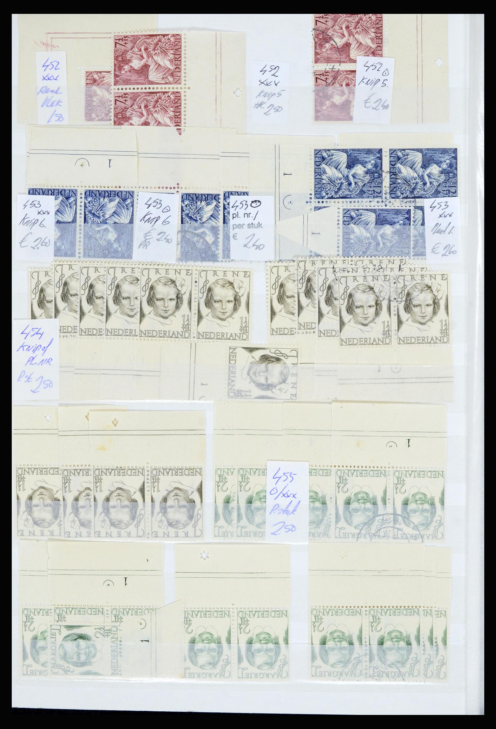 36838 060 - Postzegelverzameling 36838 Nederland velrandbijzonderheden 1906-1948.