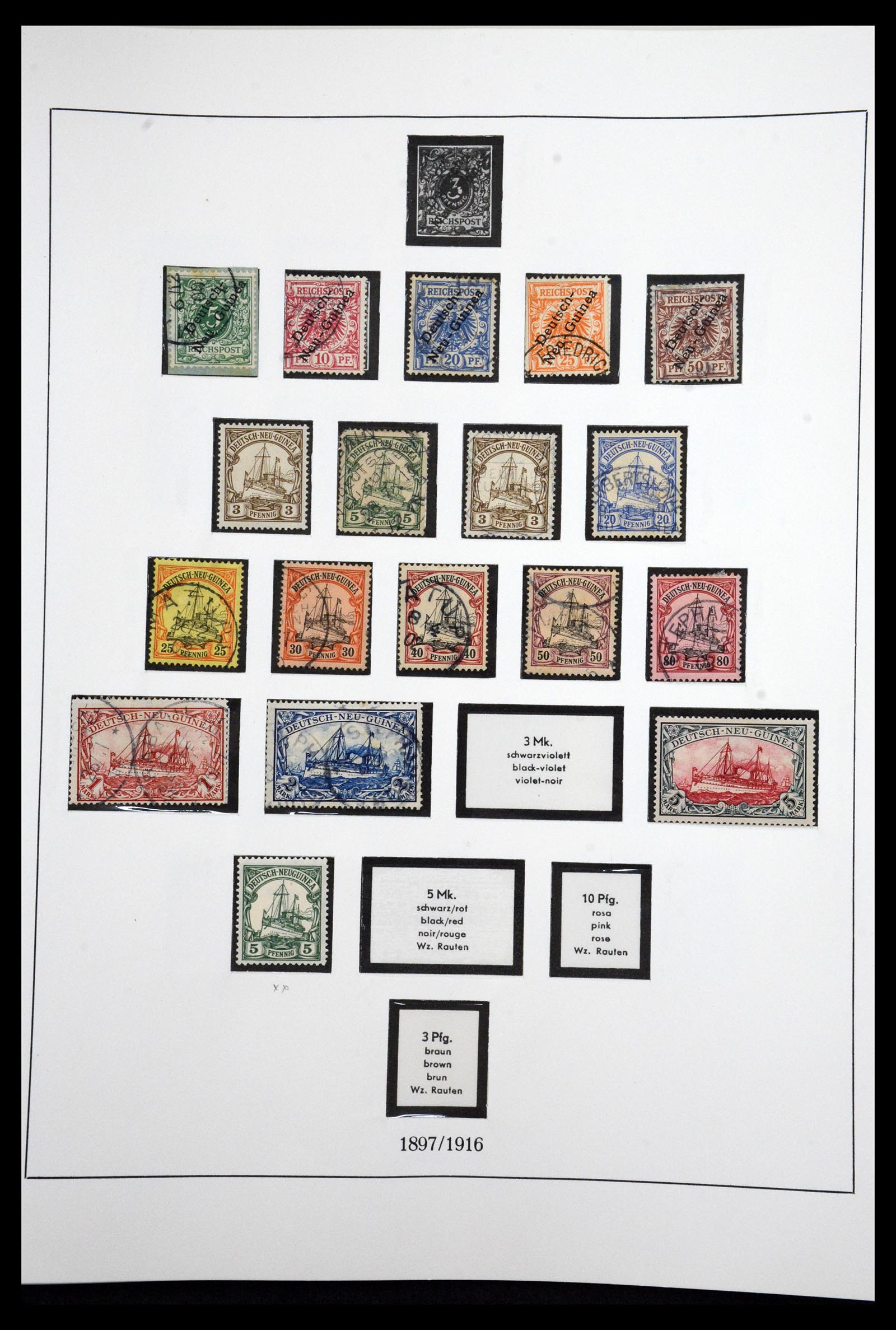 36863 010 - Stamp collection 36863 German colonies 1884-1919.