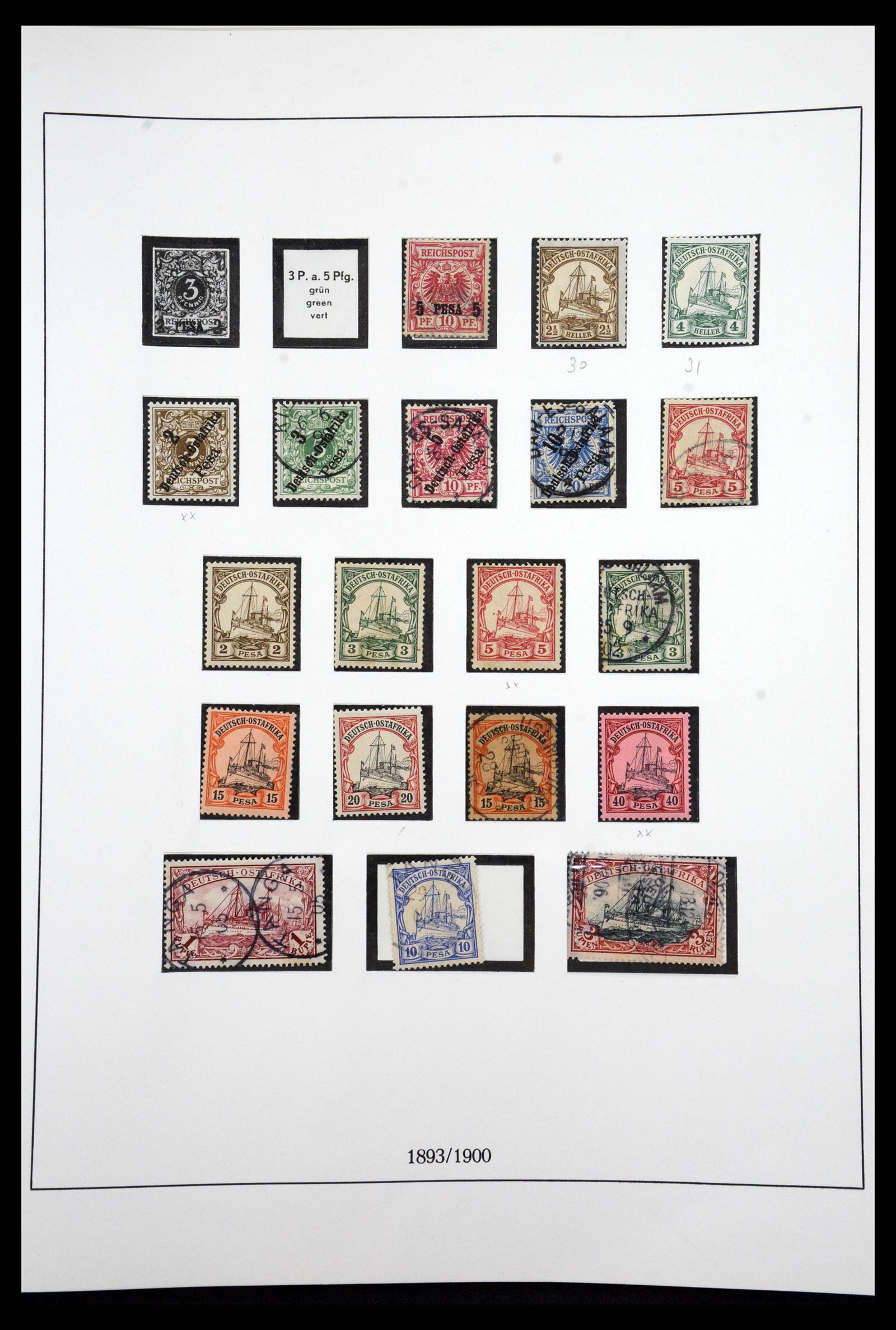 36863 011 - Stamp collection 36863 German colonies 1884-1919.