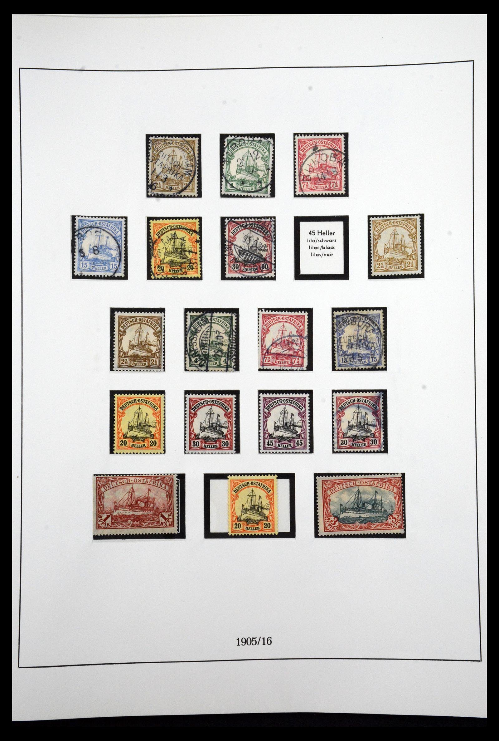 36863 012 - Stamp collection 36863 German colonies 1884-1919.