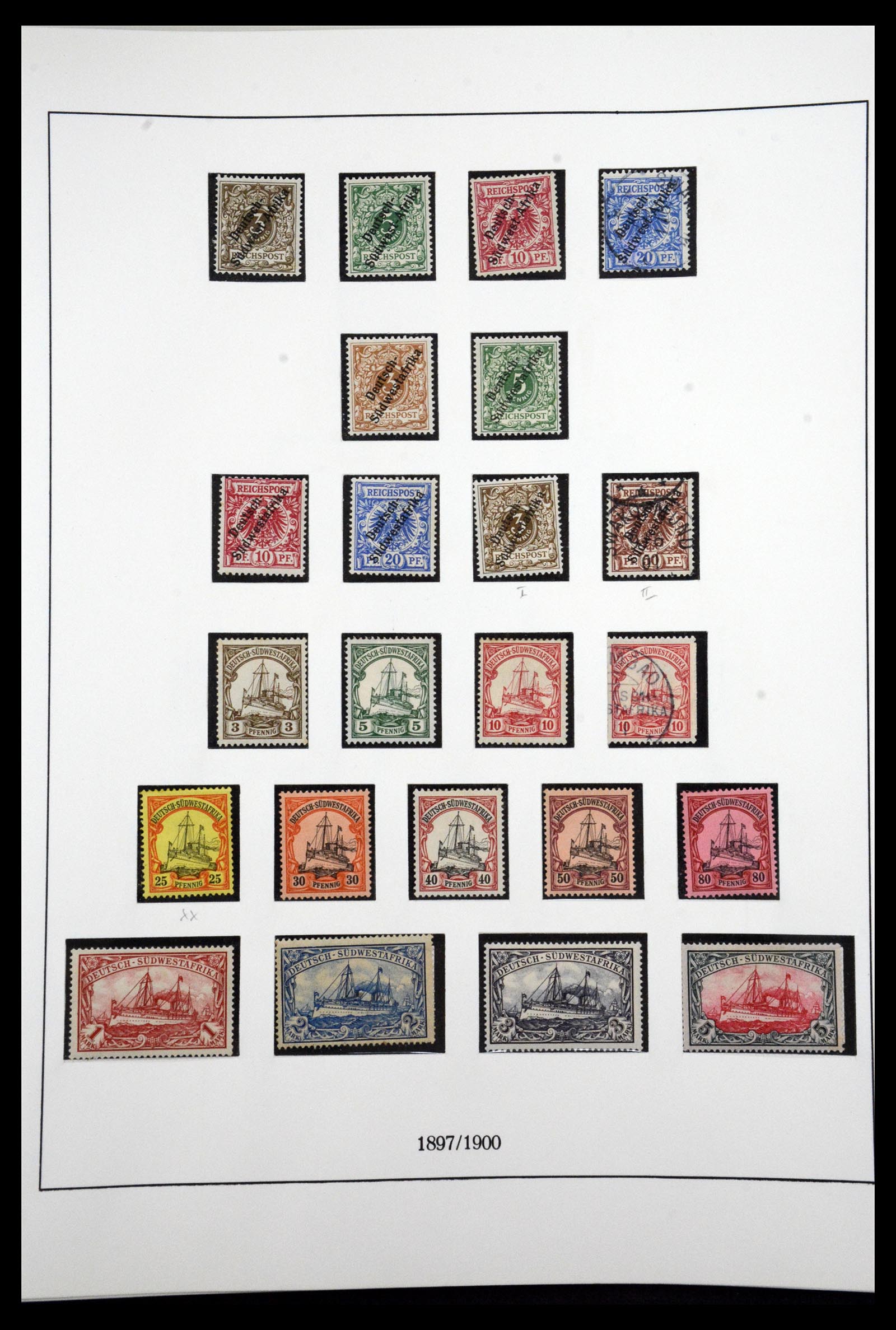 36863 013 - Stamp collection 36863 German colonies 1884-1919.