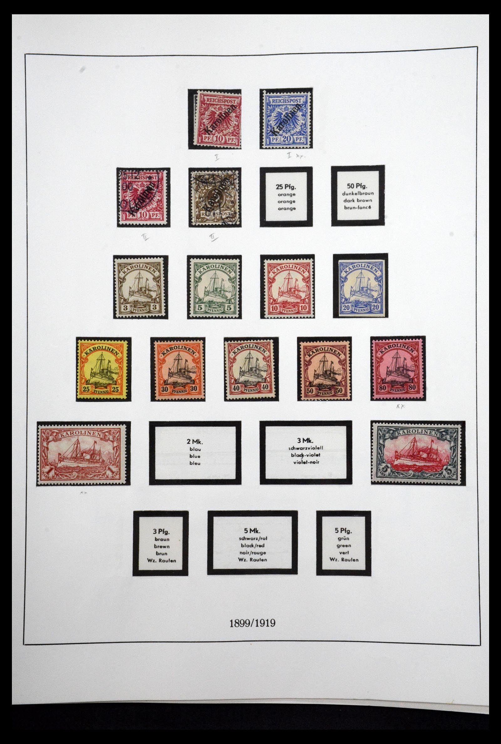 36863 016 - Stamp collection 36863 German colonies 1884-1919.