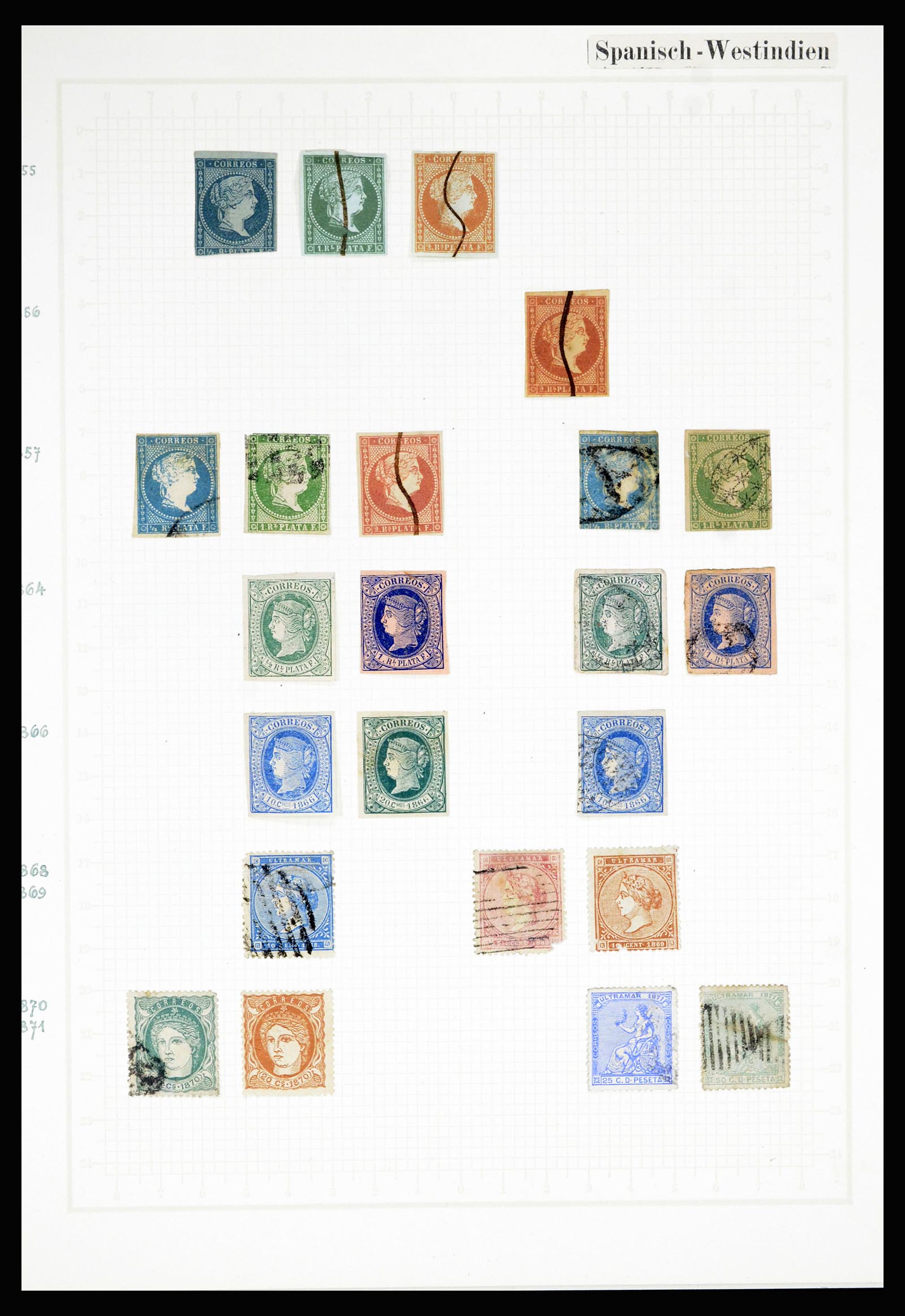 36938 001 - Stamp collection 36938 Spanish colonies 1855-1912.