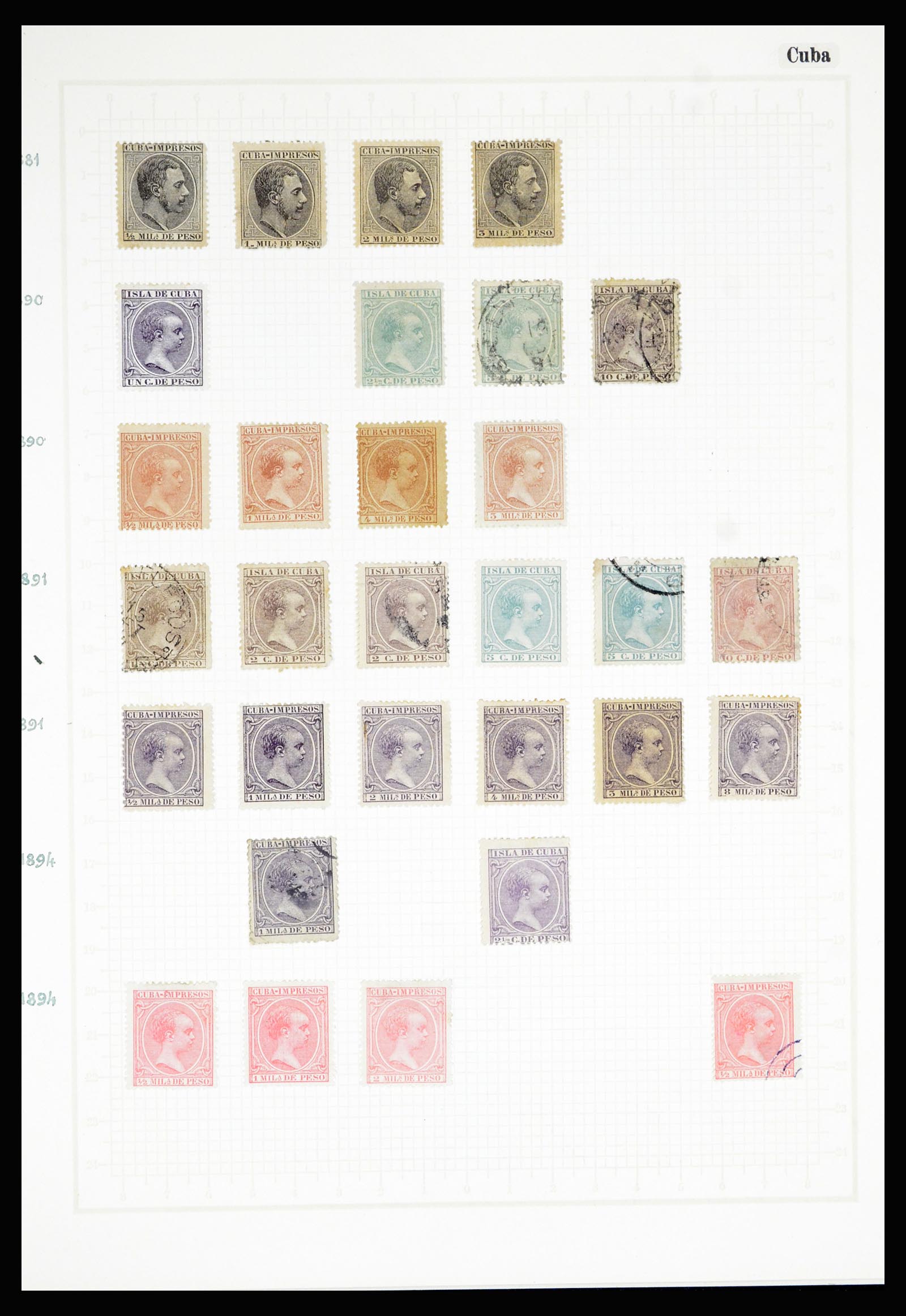 36938 004 - Stamp collection 36938 Spanish colonies 1855-1912.