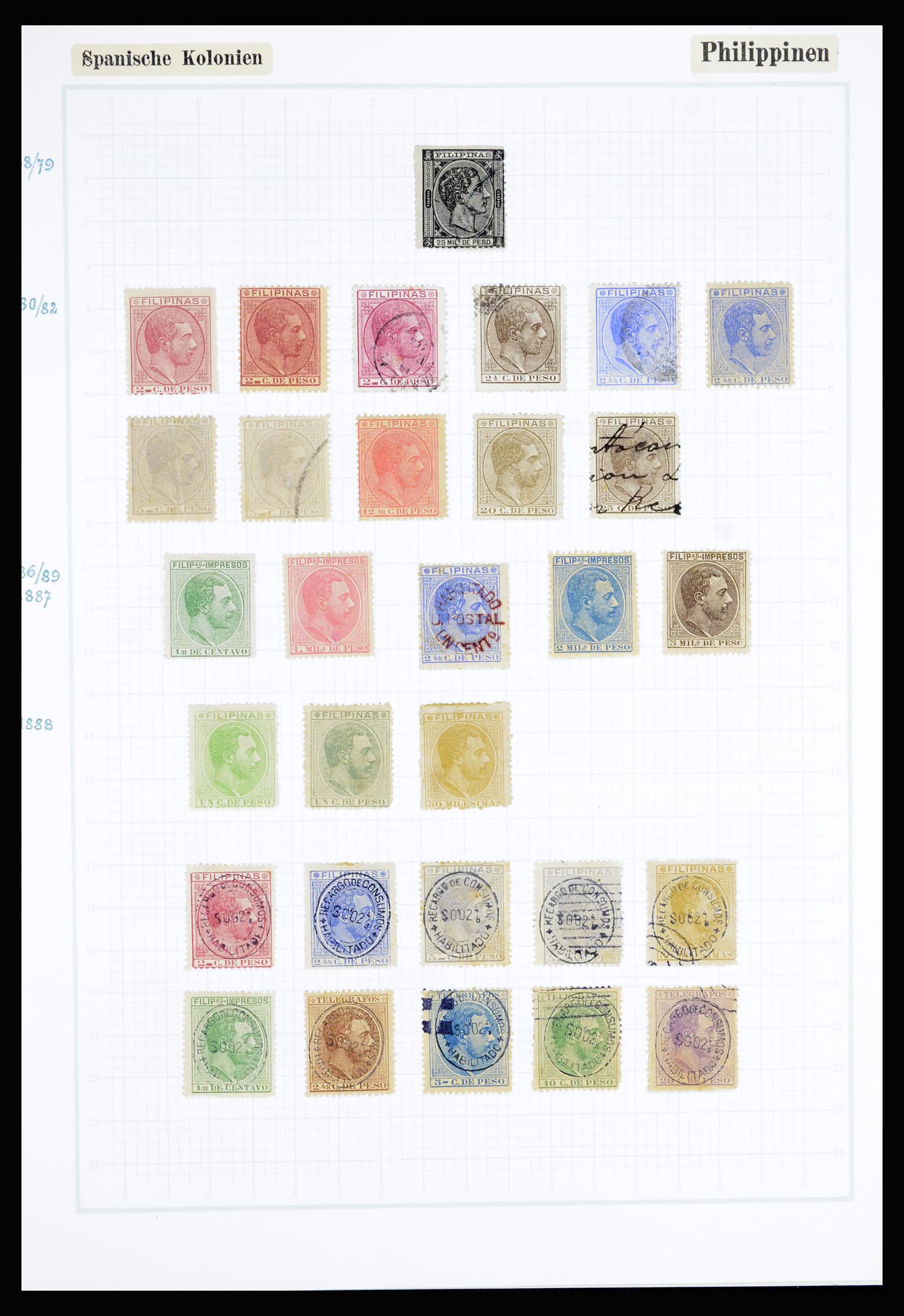 36938 007 - Stamp collection 36938 Spanish colonies 1855-1912.