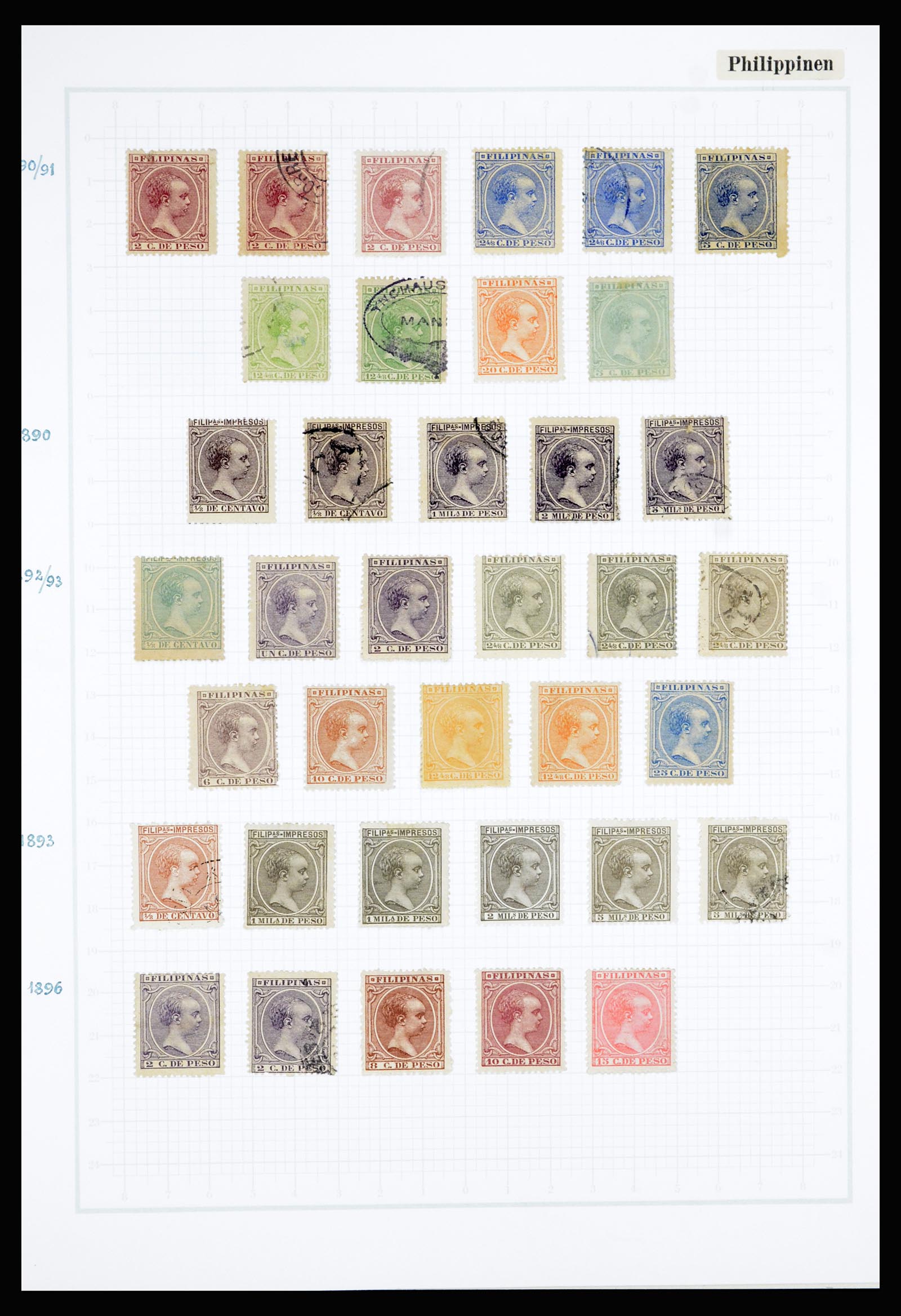 36938 008 - Stamp collection 36938 Spanish colonies 1855-1912.