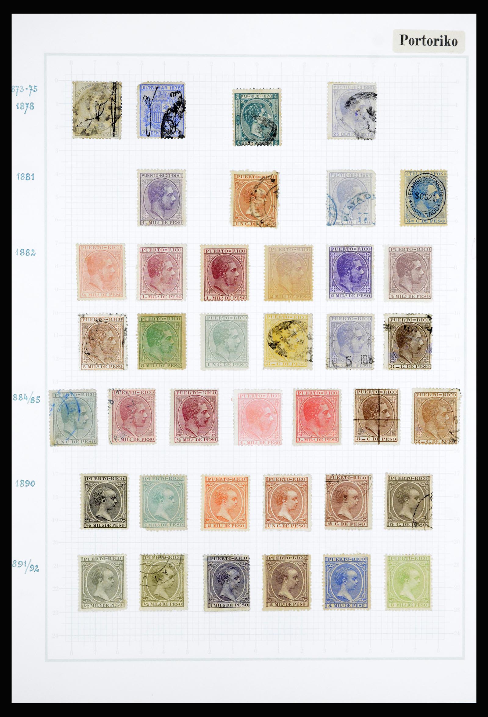 36938 010 - Stamp collection 36938 Spanish colonies 1855-1912.