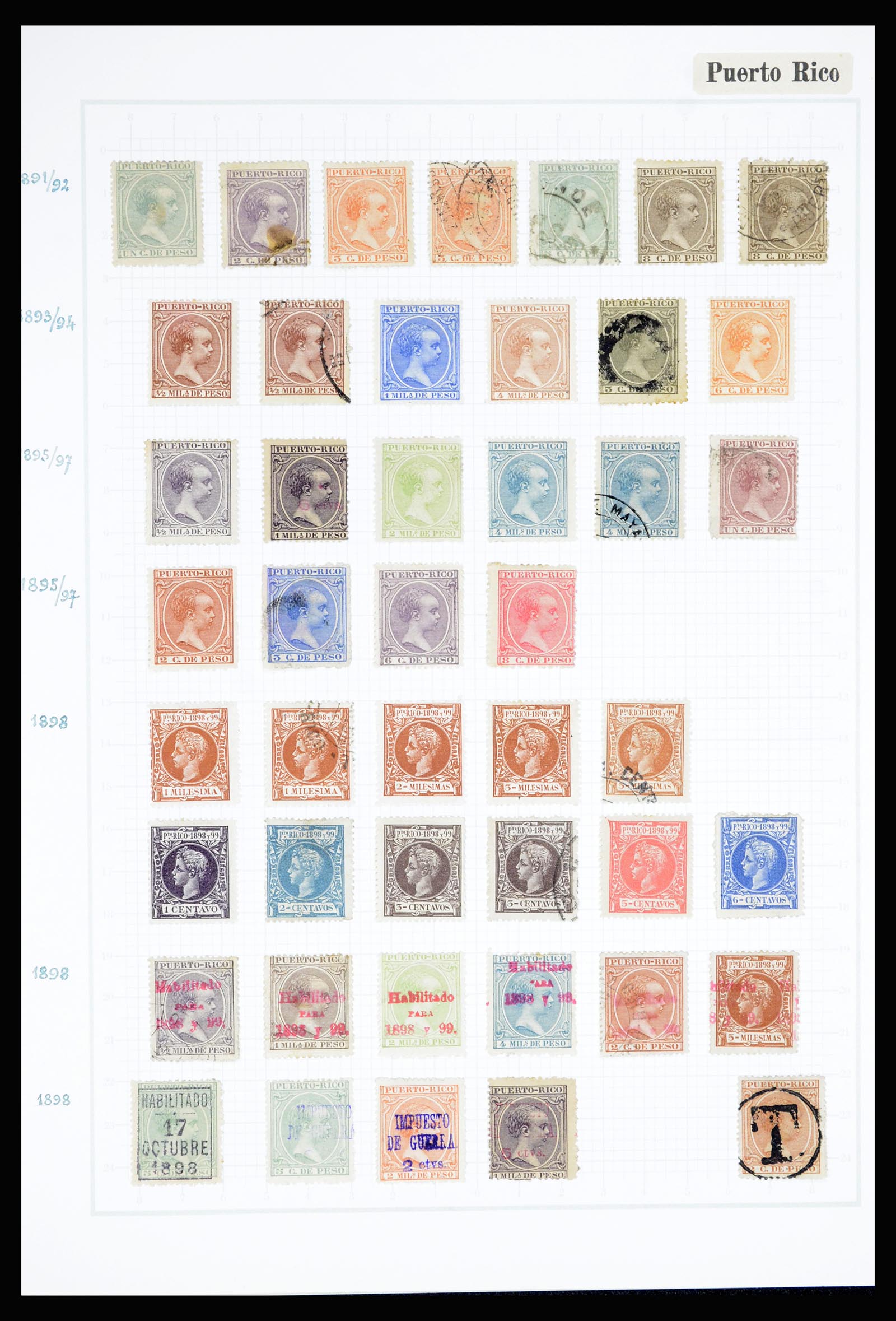 36938 011 - Stamp collection 36938 Spanish colonies 1855-1912.