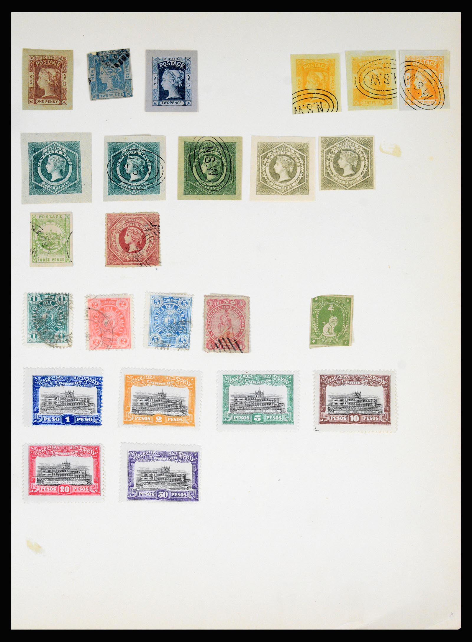 36994 082 - Postzegelverzameling 36994 Wereld vervalsingen 1843-1940.