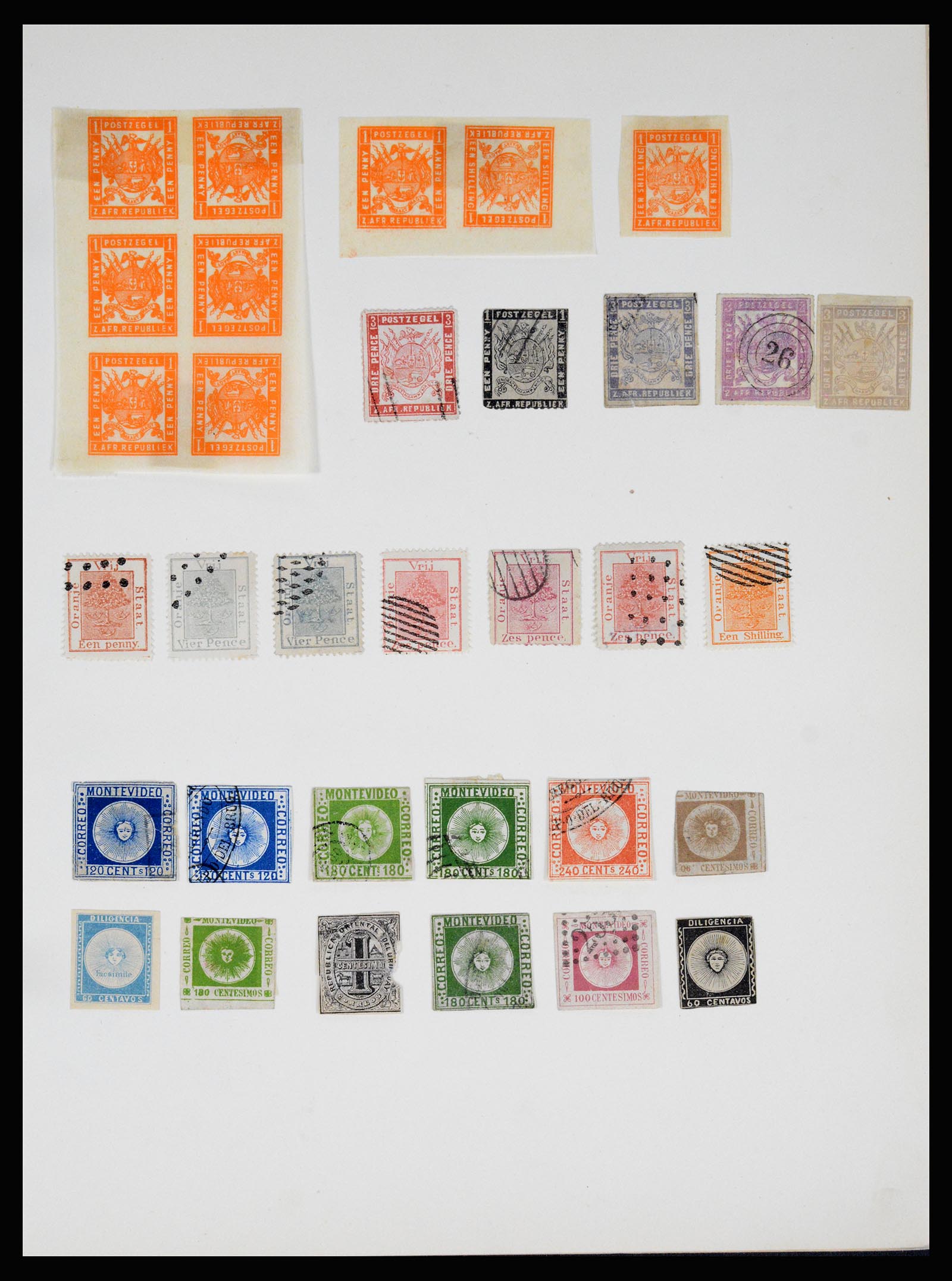 36994 091 - Postzegelverzameling 36994 Wereld vervalsingen 1843-1940.