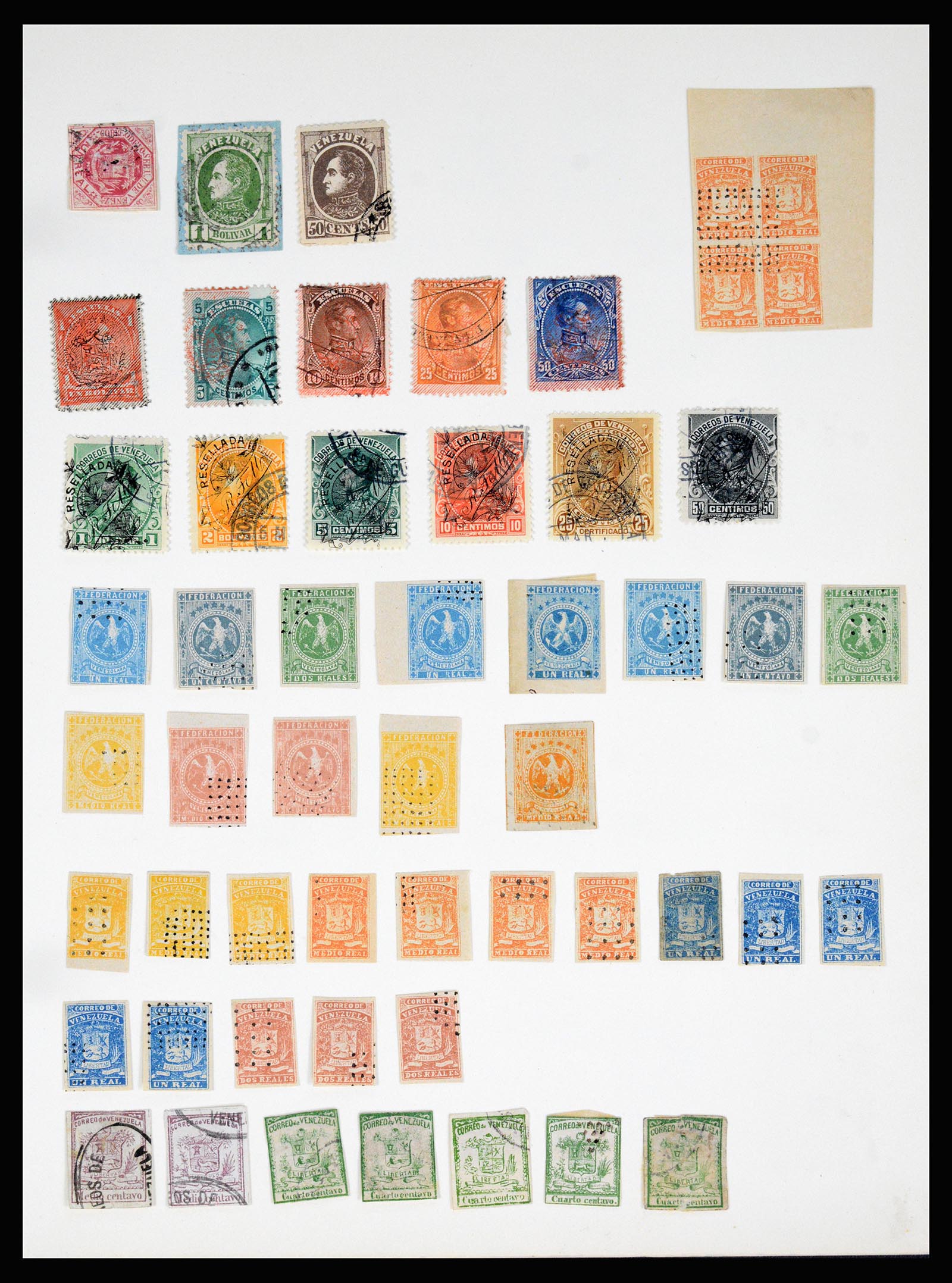 36994 093 - Postzegelverzameling 36994 Wereld vervalsingen 1843-1940.