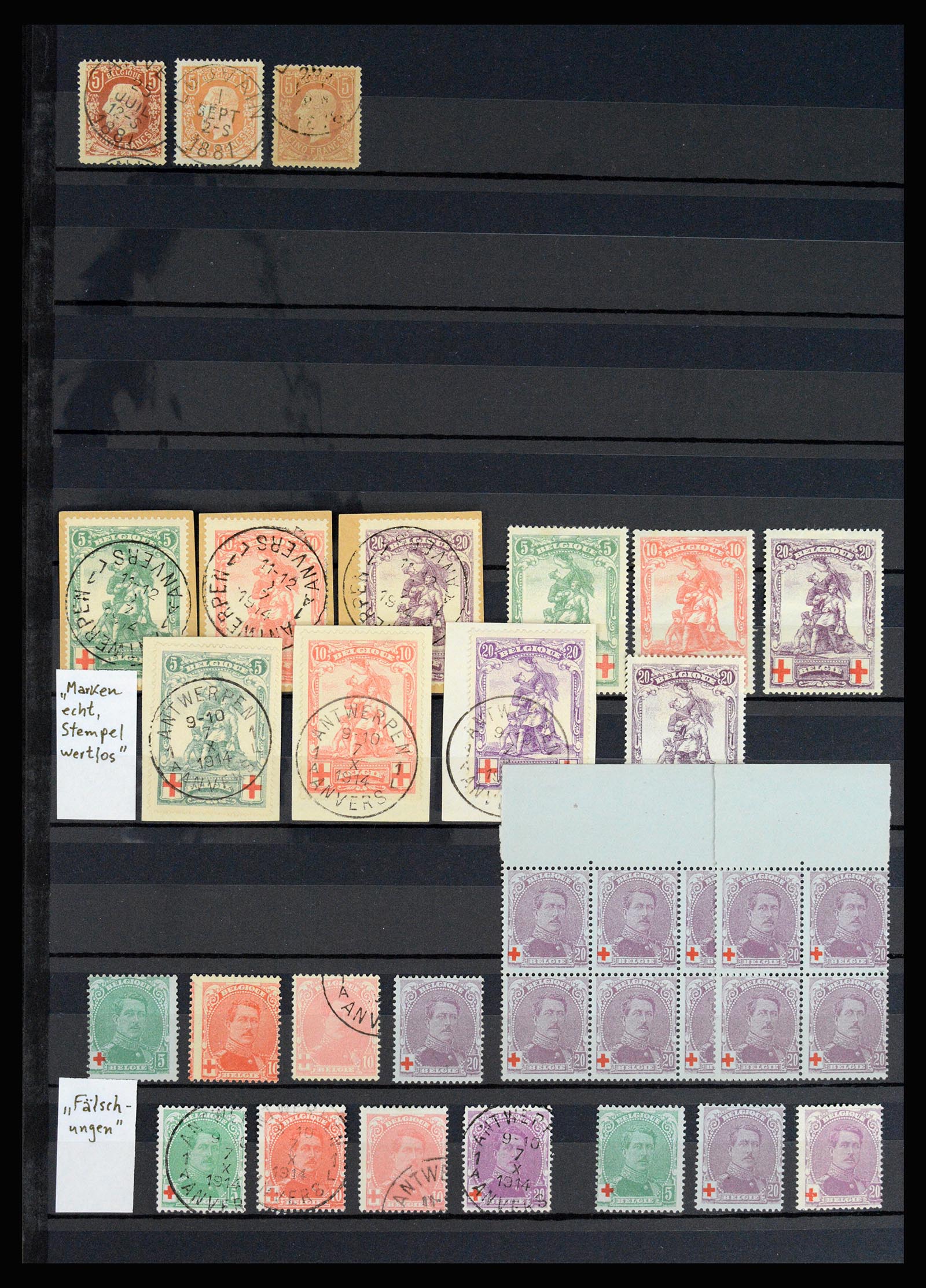 36994 129 - Postzegelverzameling 36994 Wereld vervalsingen 1843-1940.