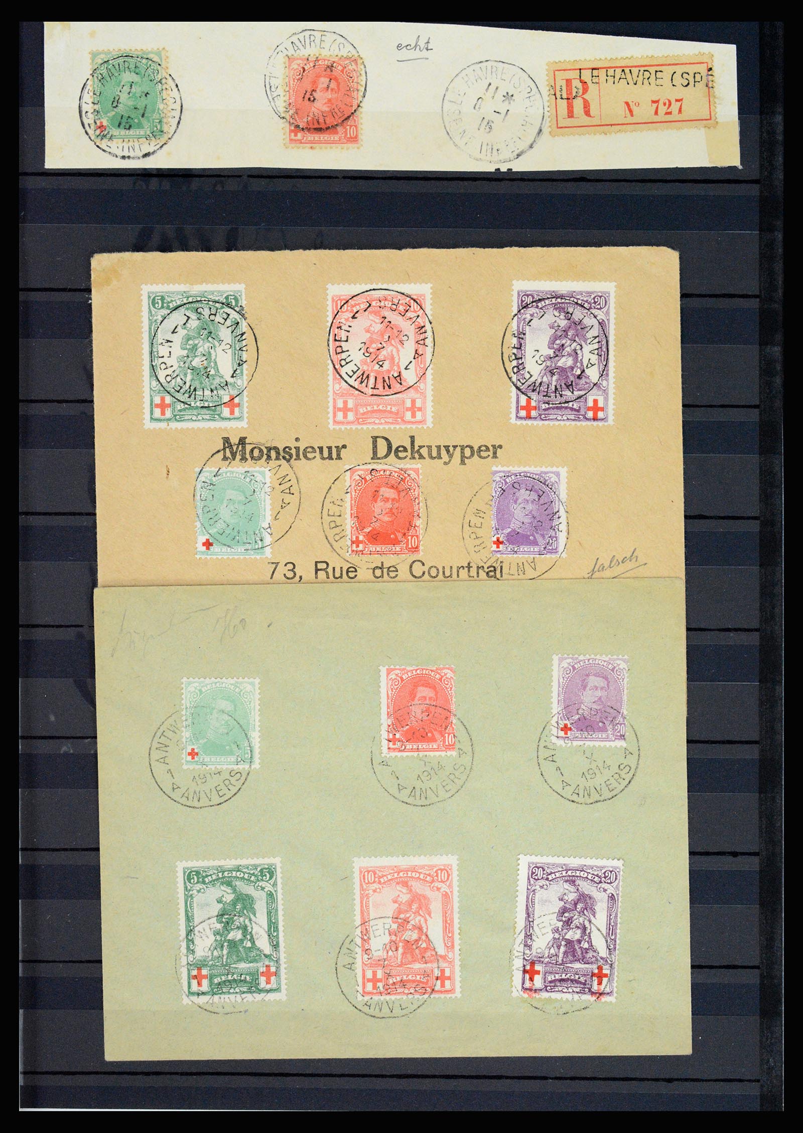 36994 130 - Postzegelverzameling 36994 Wereld vervalsingen 1843-1940.