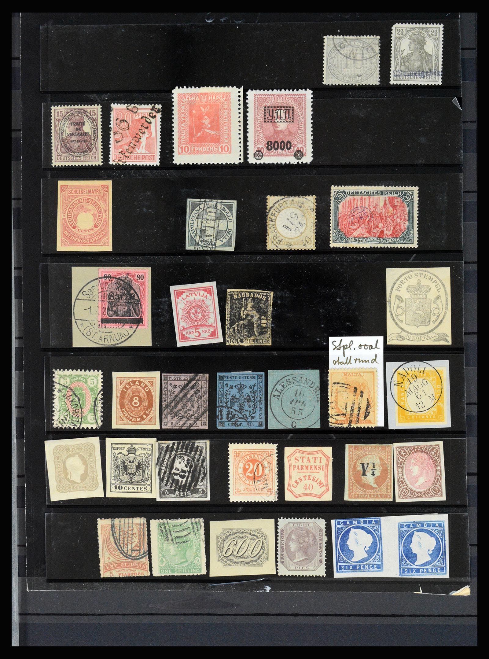 36994 180 - Postzegelverzameling 36994 Wereld vervalsingen 1843-1940.