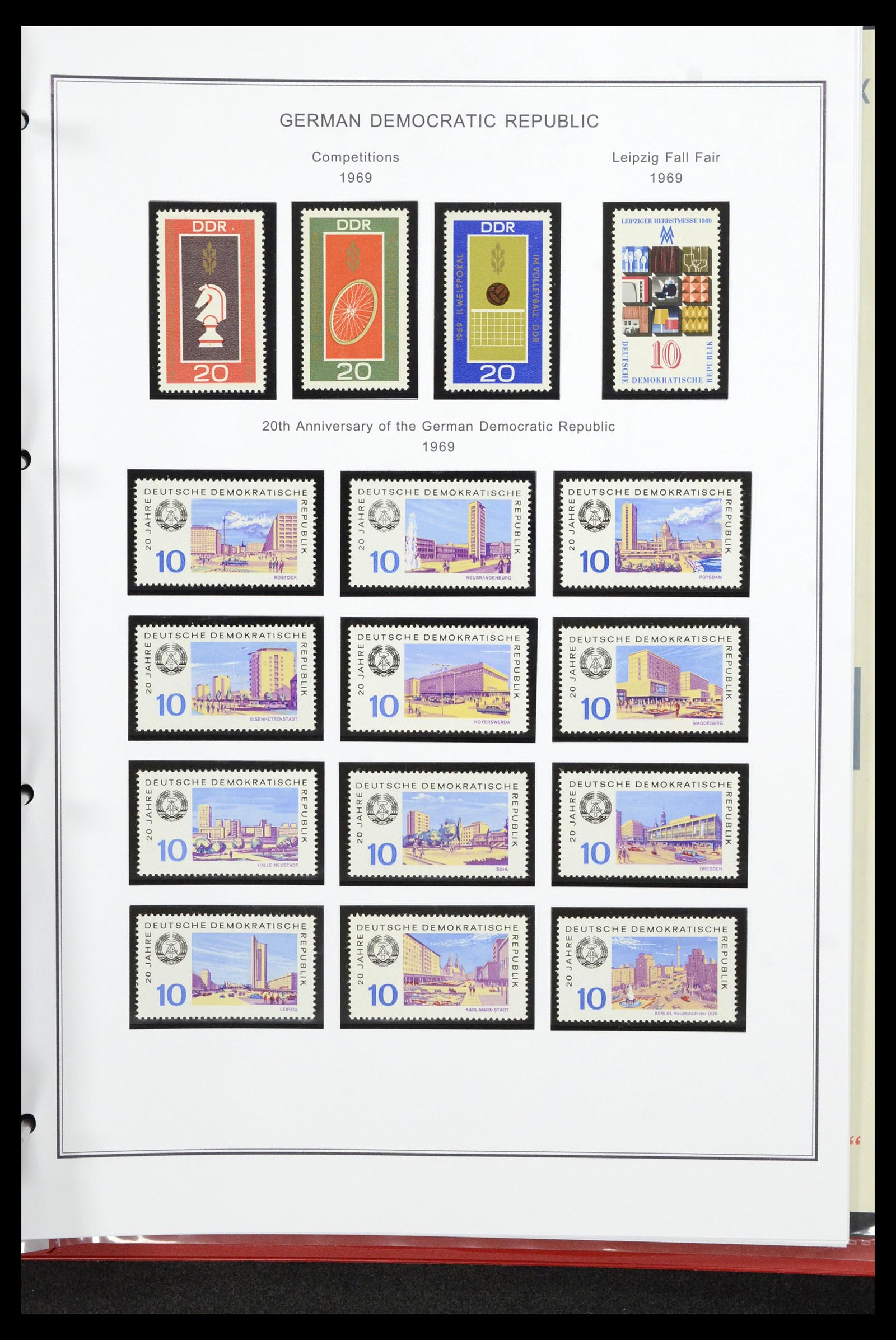 36998 102 - Postzegelverzameling 36998 DDR 1949-1990.