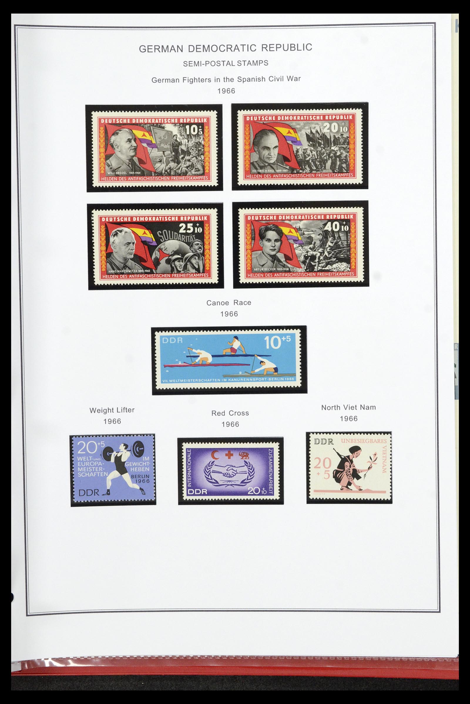 36998 121 - Postzegelverzameling 36998 DDR 1949-1990.