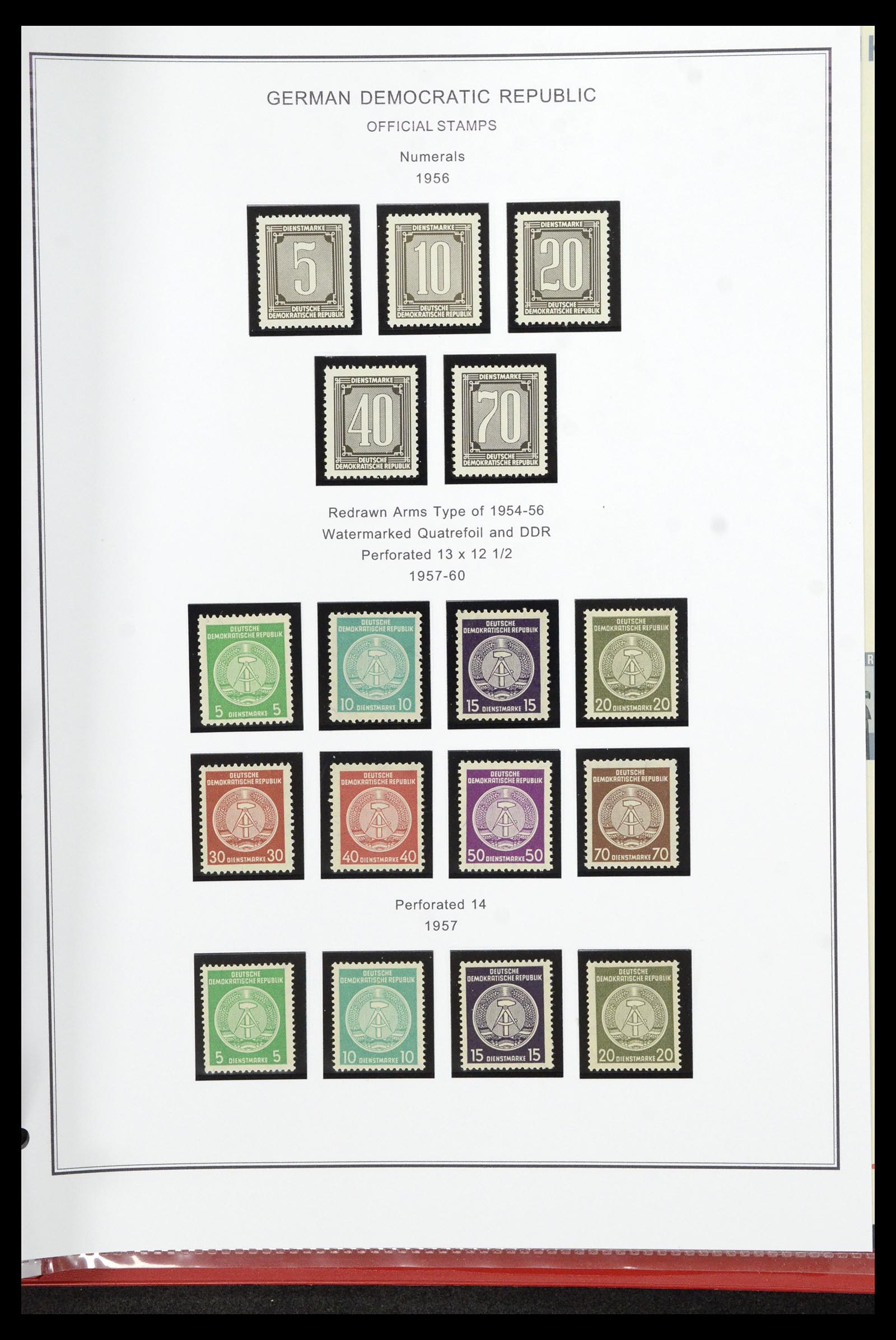 36998 125 - Postzegelverzameling 36998 DDR 1949-1990.