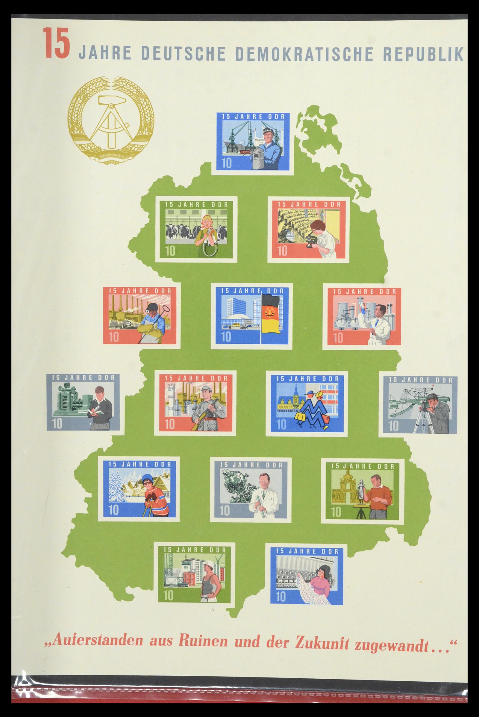 36998 127 - Postzegelverzameling 36998 DDR 1949-1990.