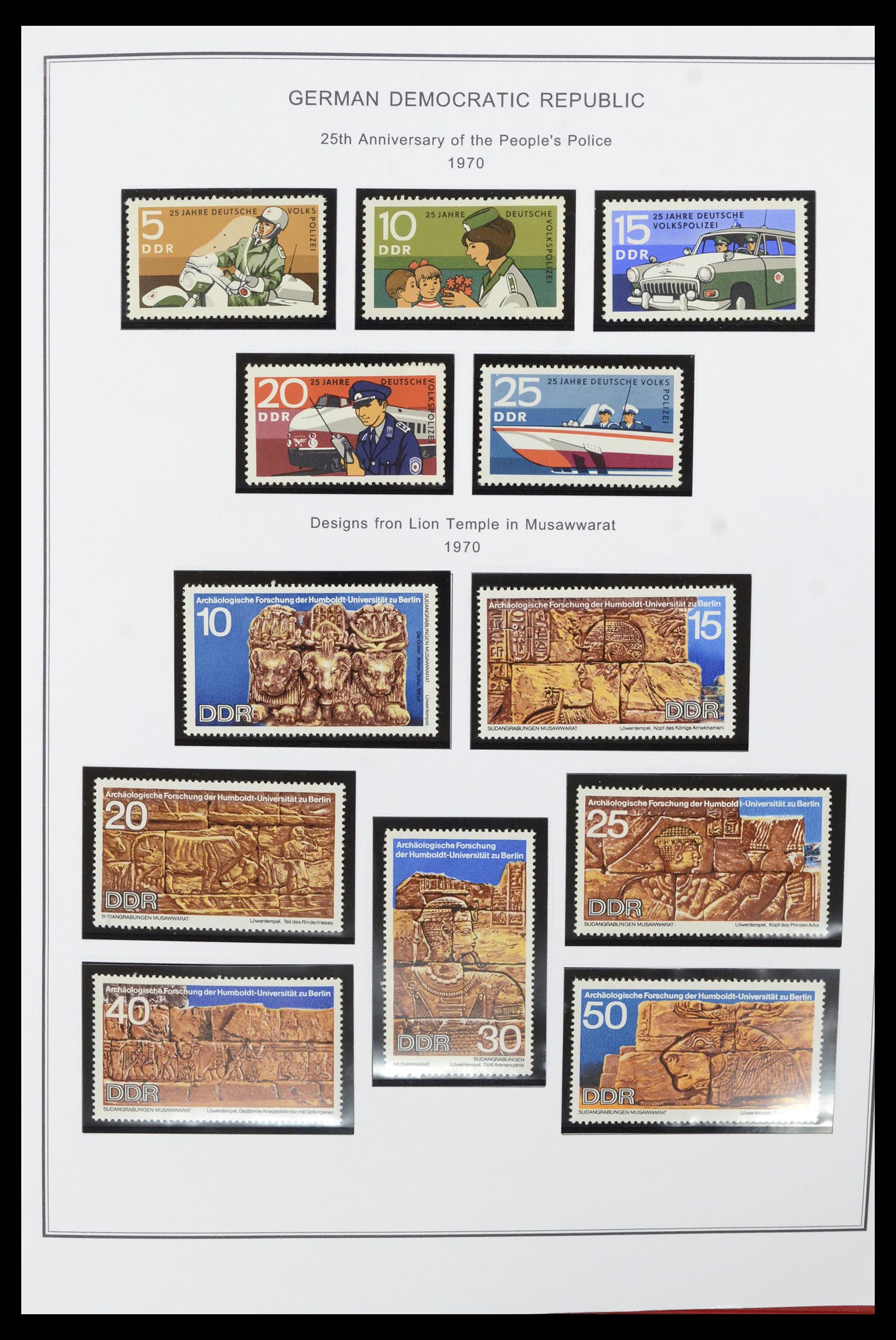 36998 135 - Postzegelverzameling 36998 DDR 1949-1990.