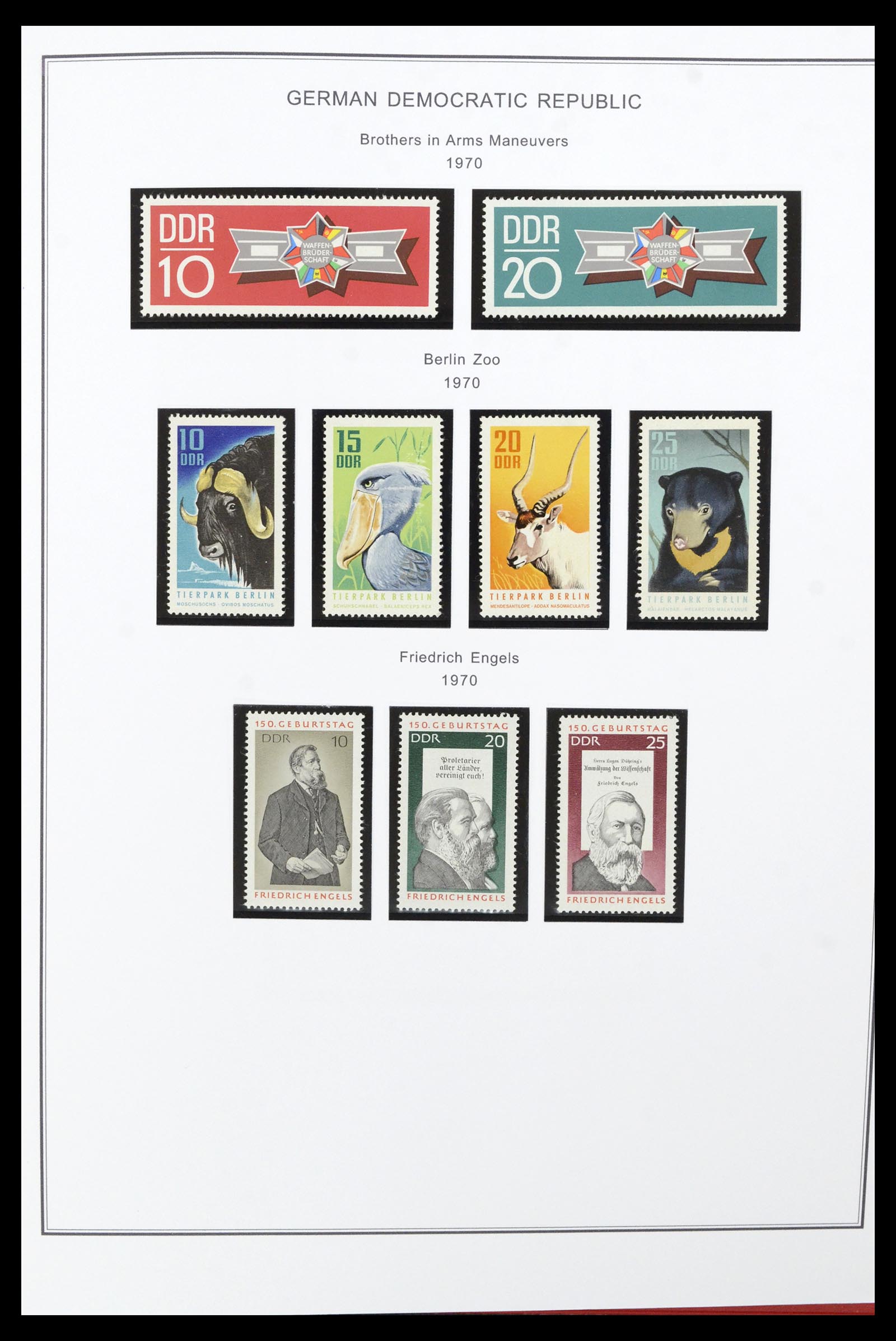 36998 138 - Postzegelverzameling 36998 DDR 1949-1990.