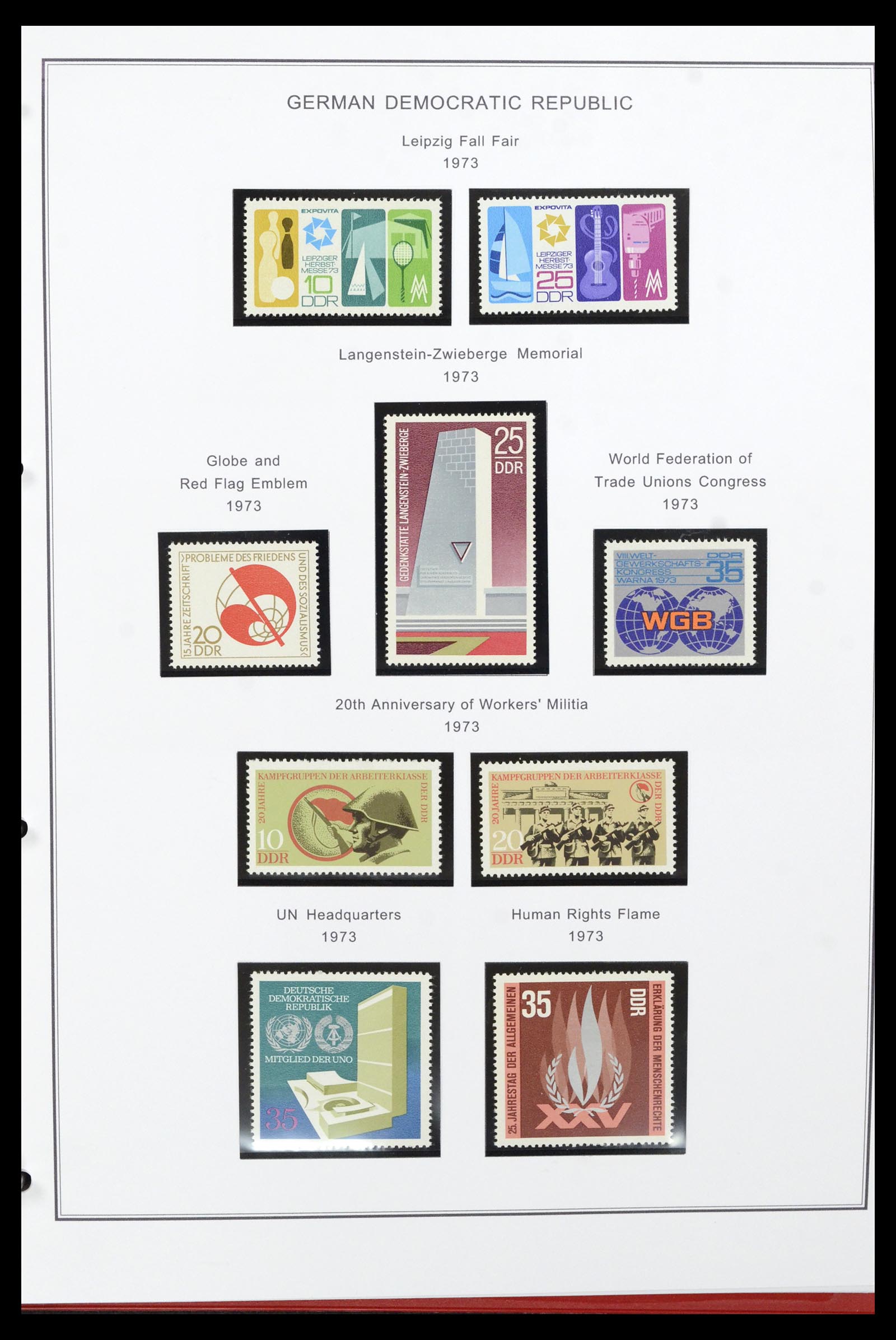 36998 166 - Postzegelverzameling 36998 DDR 1949-1990.