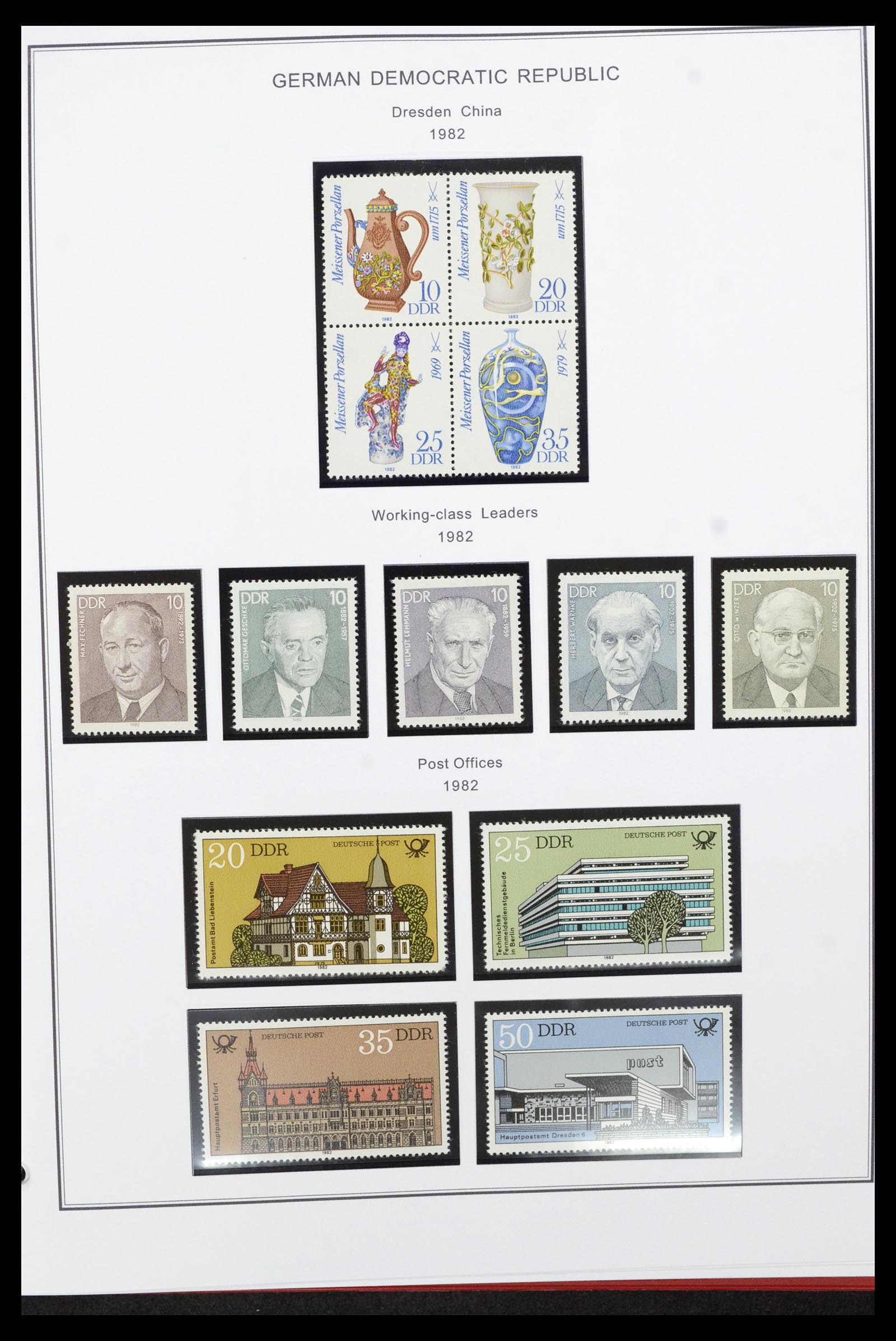 36998 256 - Postzegelverzameling 36998 DDR 1949-1990.