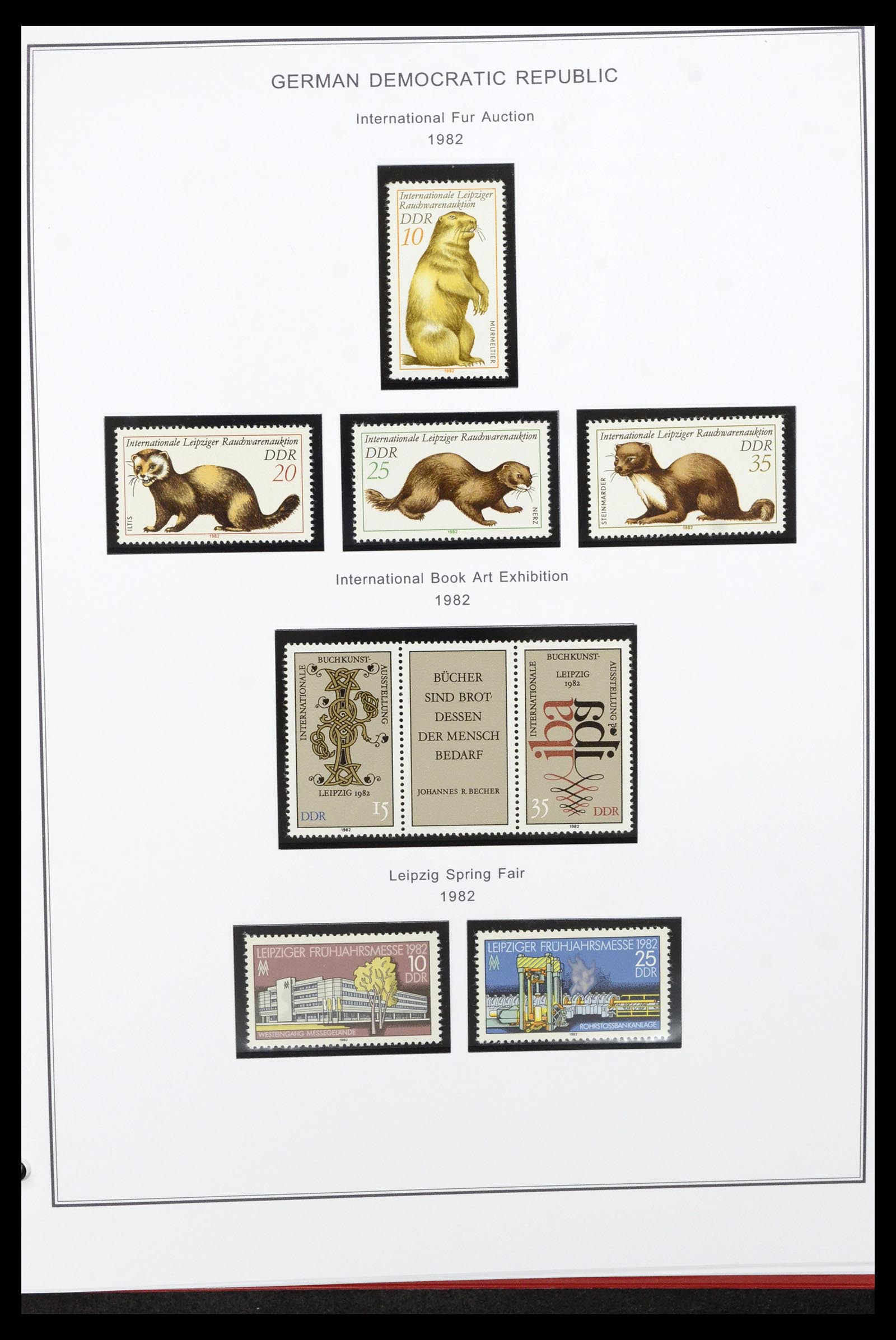 36998 258 - Postzegelverzameling 36998 DDR 1949-1990.