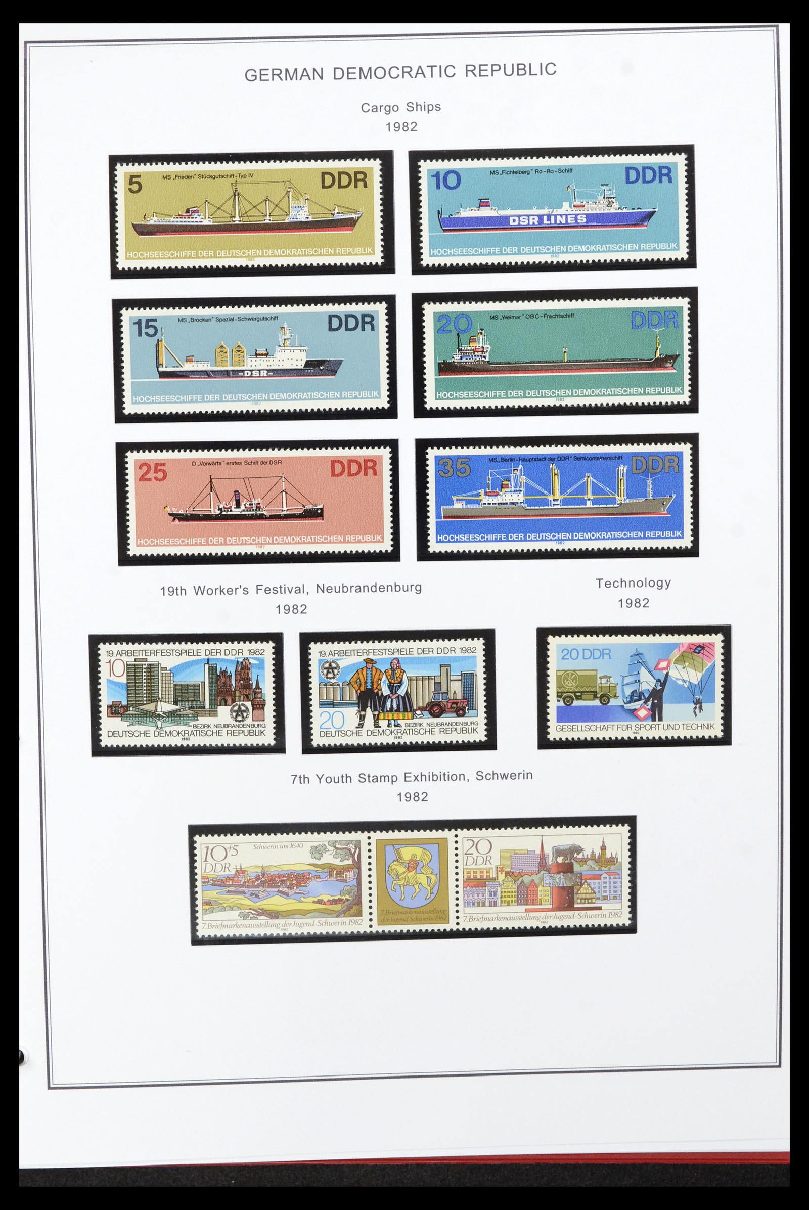 36998 261 - Postzegelverzameling 36998 DDR 1949-1990.
