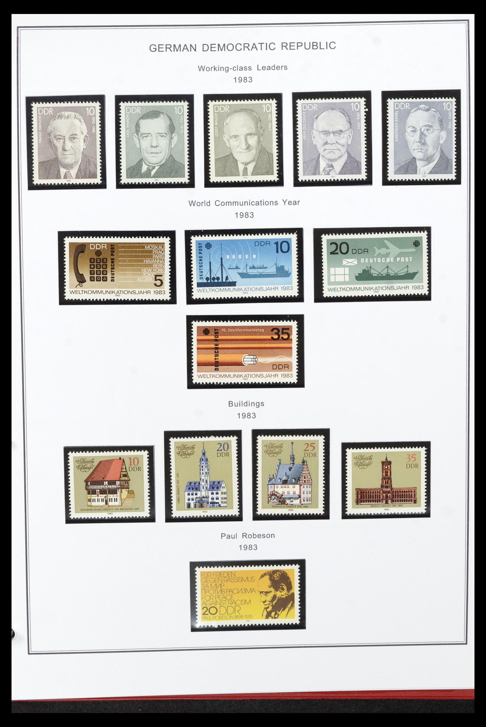 36998 266 - Postzegelverzameling 36998 DDR 1949-1990.