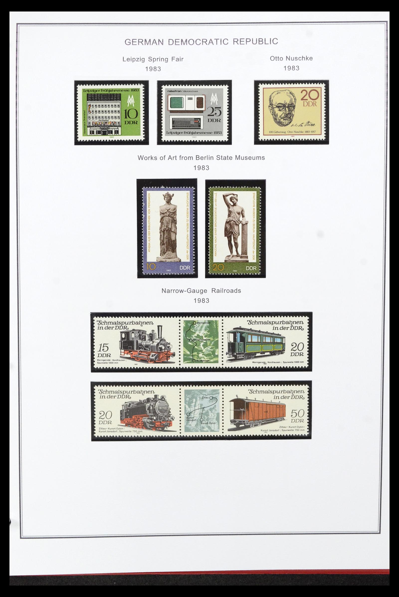 36998 267 - Postzegelverzameling 36998 DDR 1949-1990.