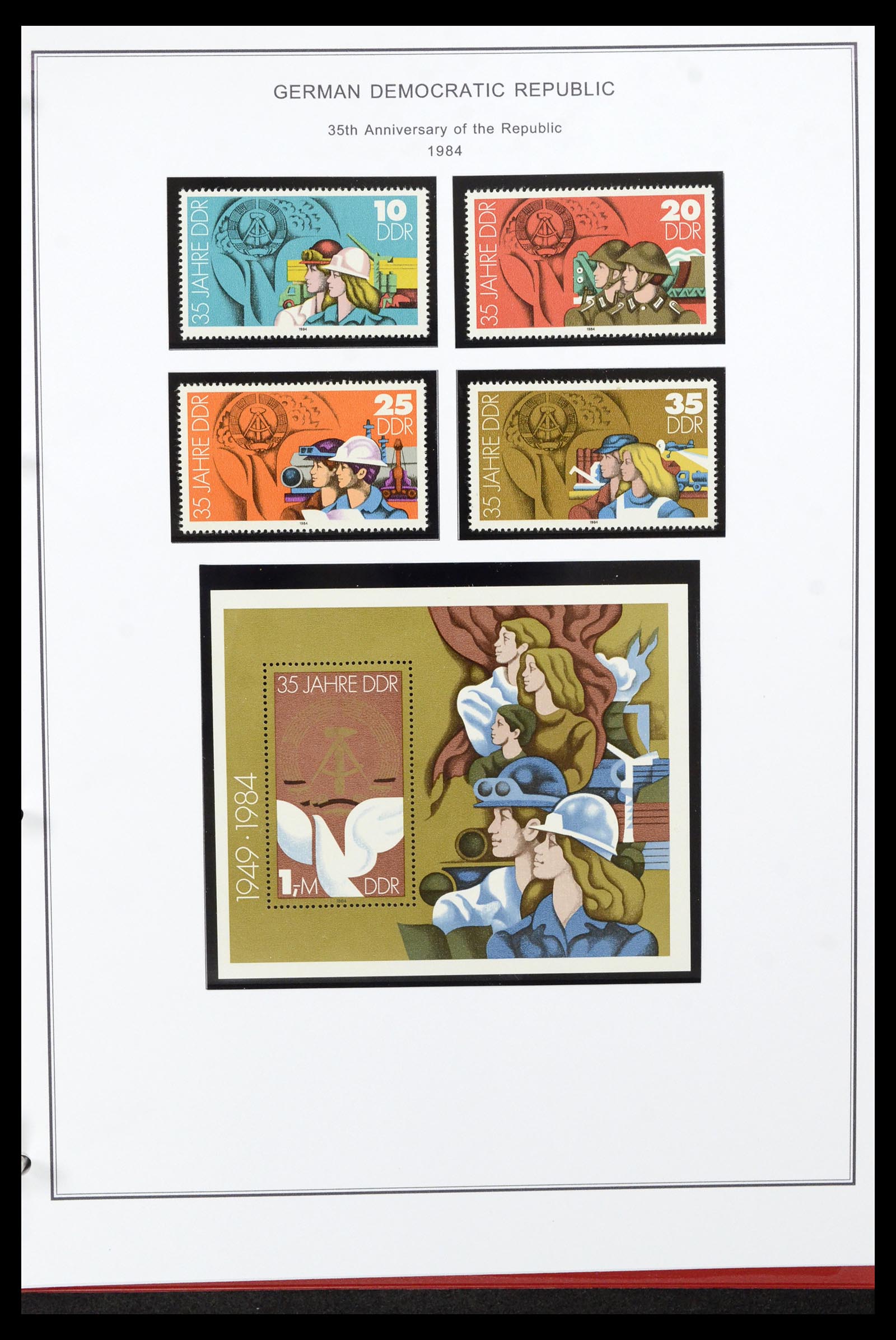36998 280 - Postzegelverzameling 36998 DDR 1949-1990.