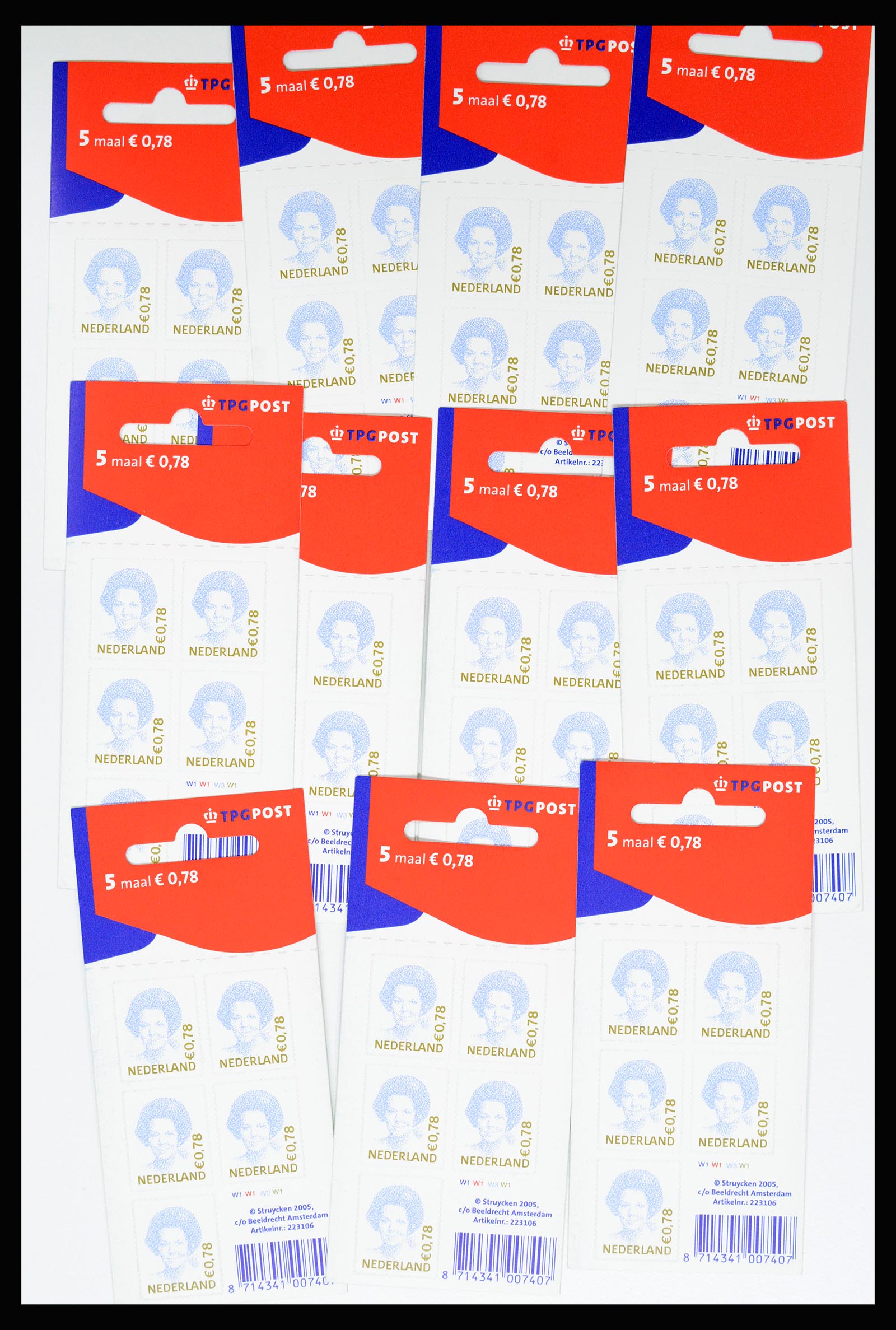 37044 004 - Postzegelverzameling 37044 Nederland betere velletjes 2002-2009.