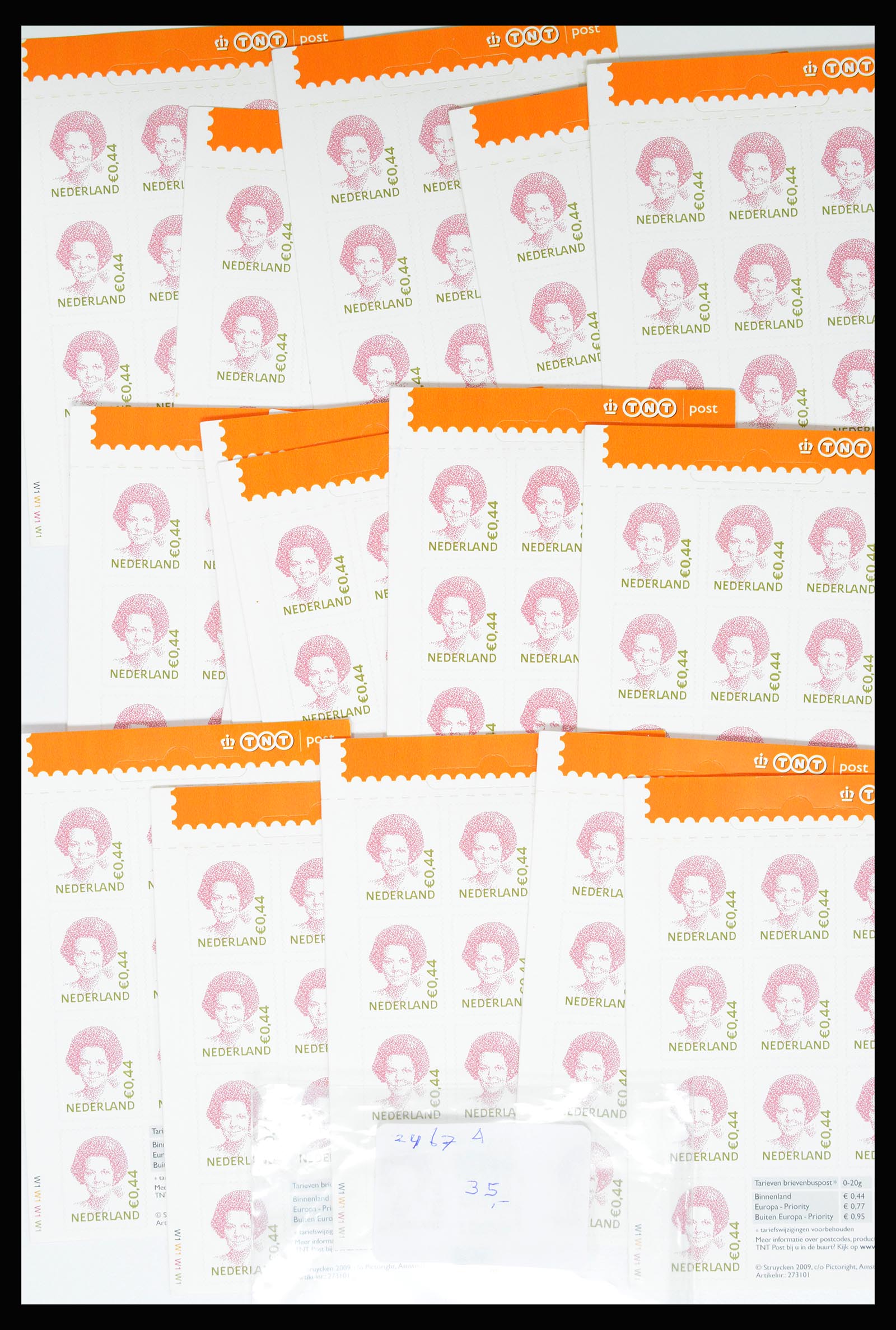 37044 011 - Postzegelverzameling 37044 Nederland betere velletjes 2002-2009.
