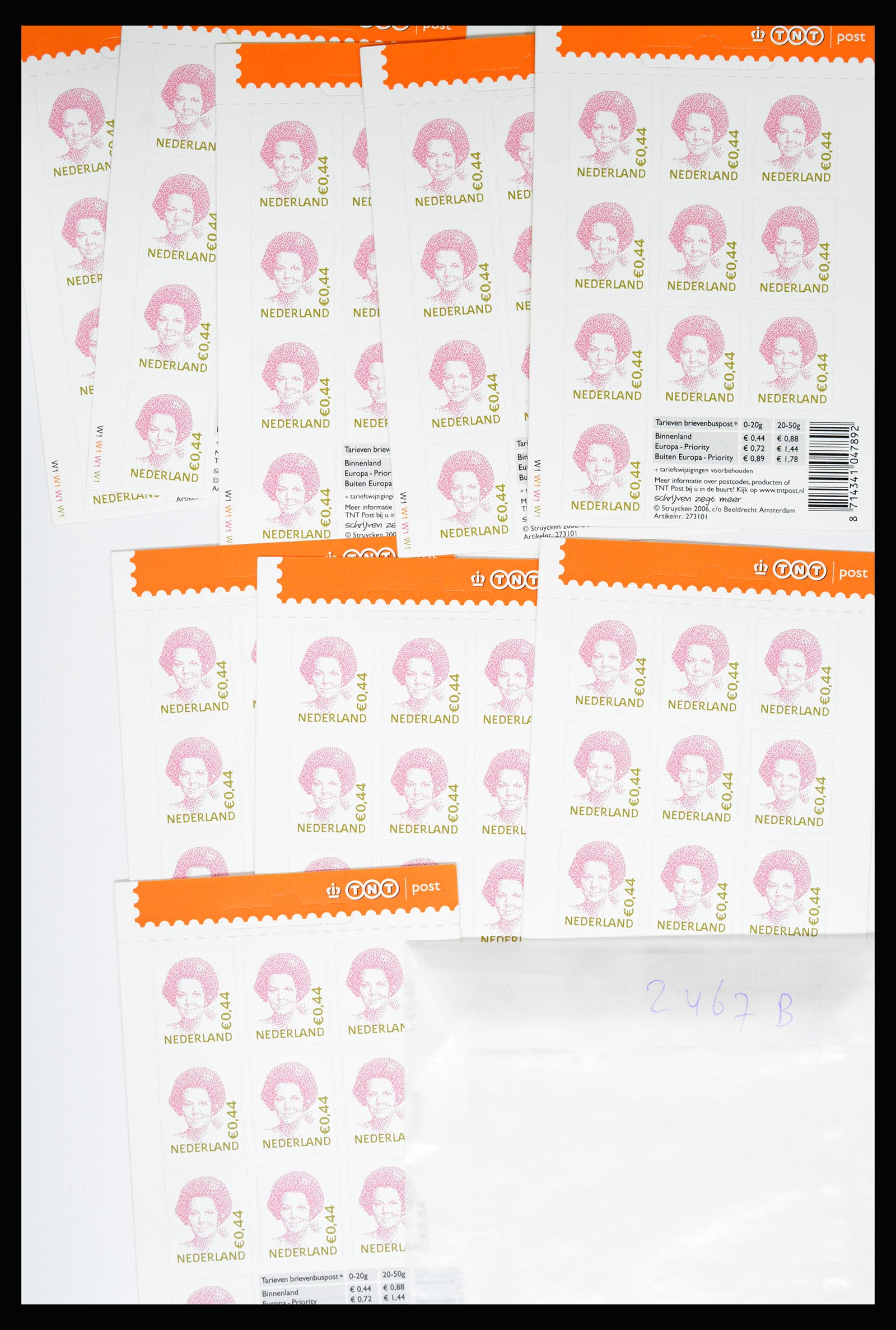 37044 026 - Postzegelverzameling 37044 Nederland betere velletjes 2002-2009.