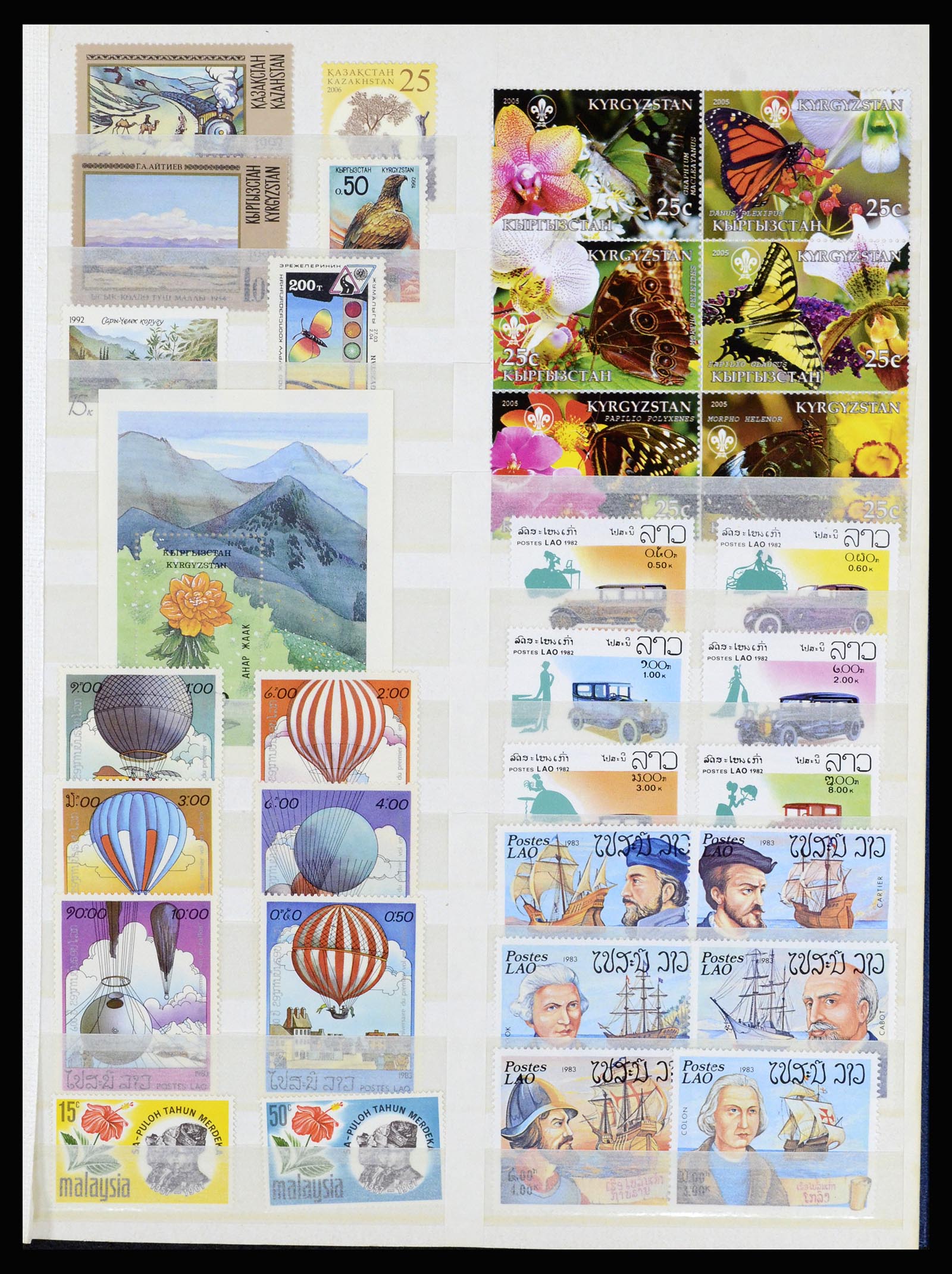 37064 072 - Postzegelverzameling 37064 Wereld motief 1960-2007.