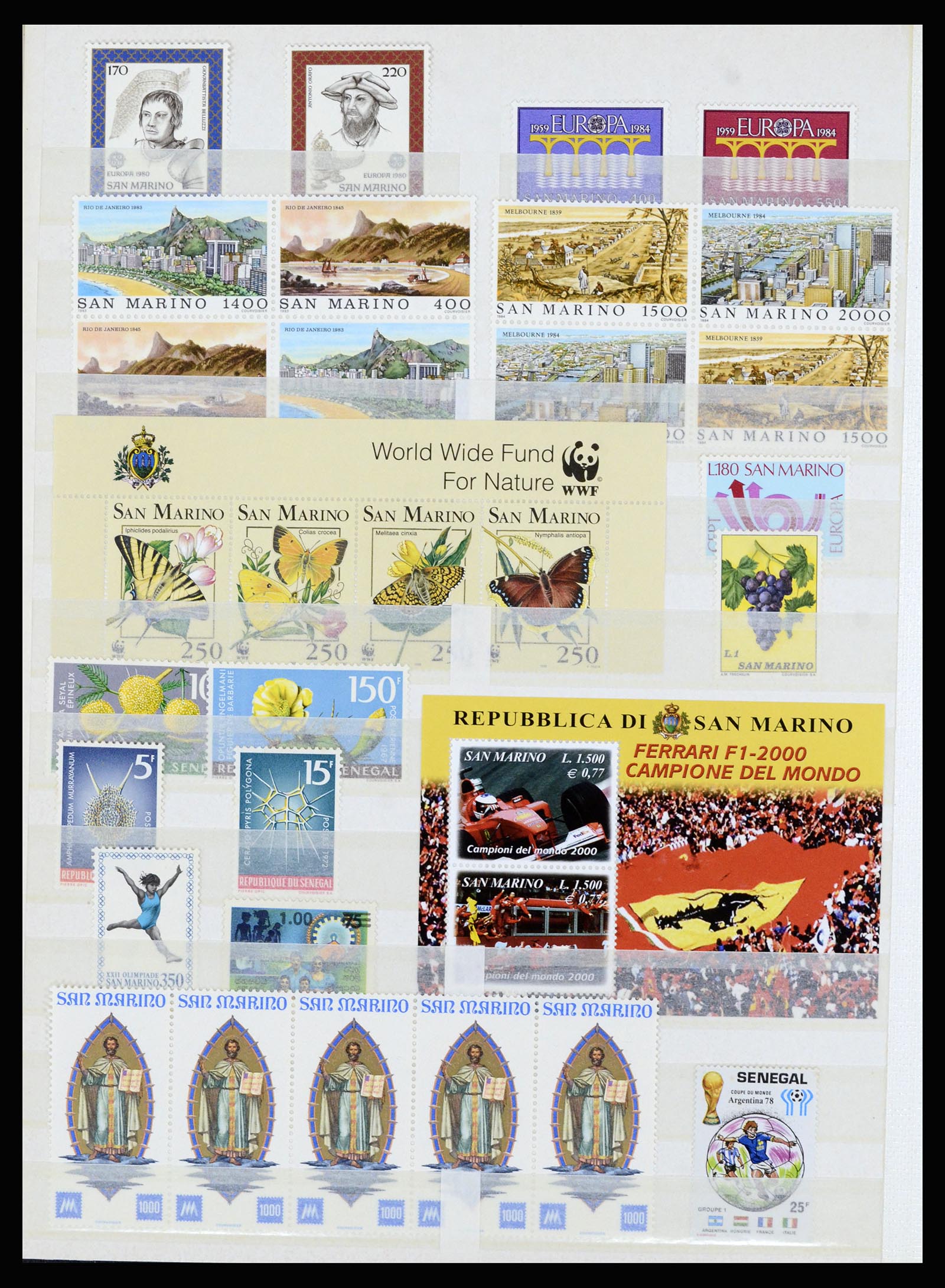 37064 093 - Postzegelverzameling 37064 Wereld motief 1960-2007.