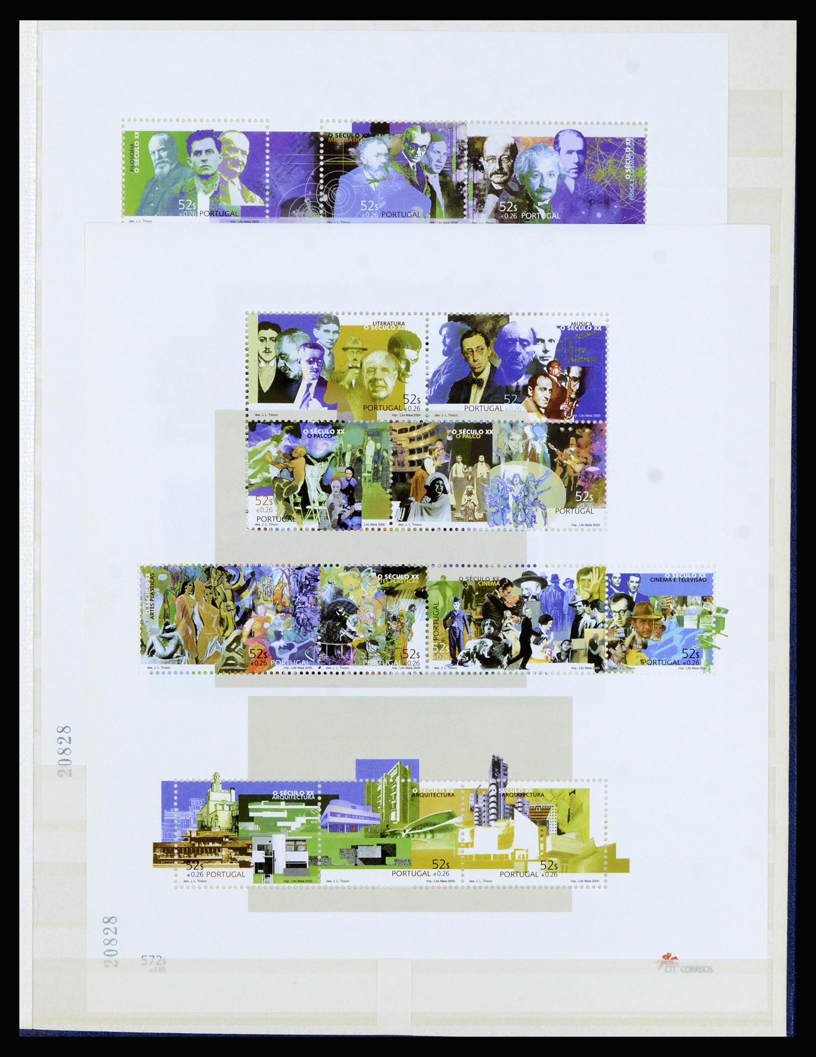 37064 094 - Postzegelverzameling 37064 Wereld motief 1960-2007.