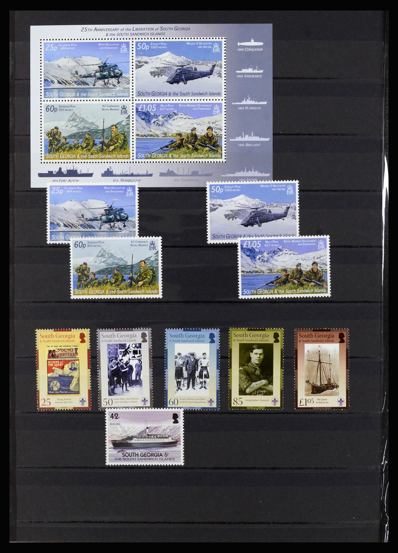 37065 081 - Postzegelverzameling 37065 Falkland Eilanden 1878-2006.