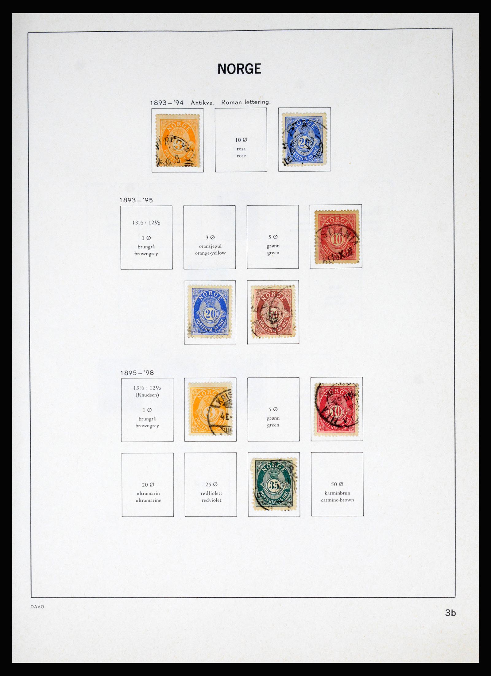 37074 005 - Postzegelverzameling 37074 Noorwegen 1855-2006.