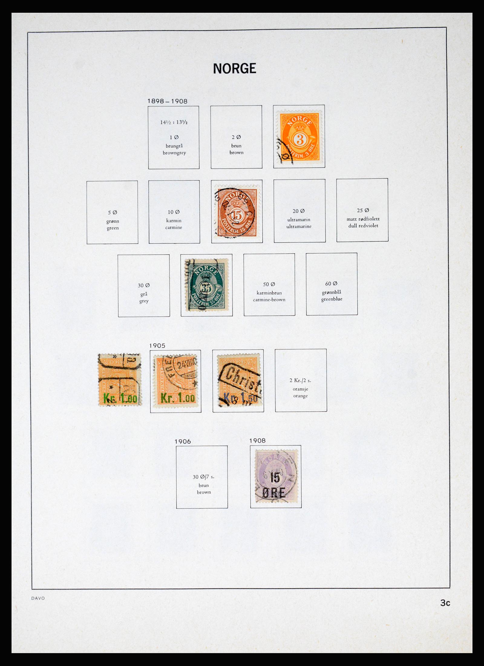 37074 006 - Postzegelverzameling 37074 Noorwegen 1855-2006.