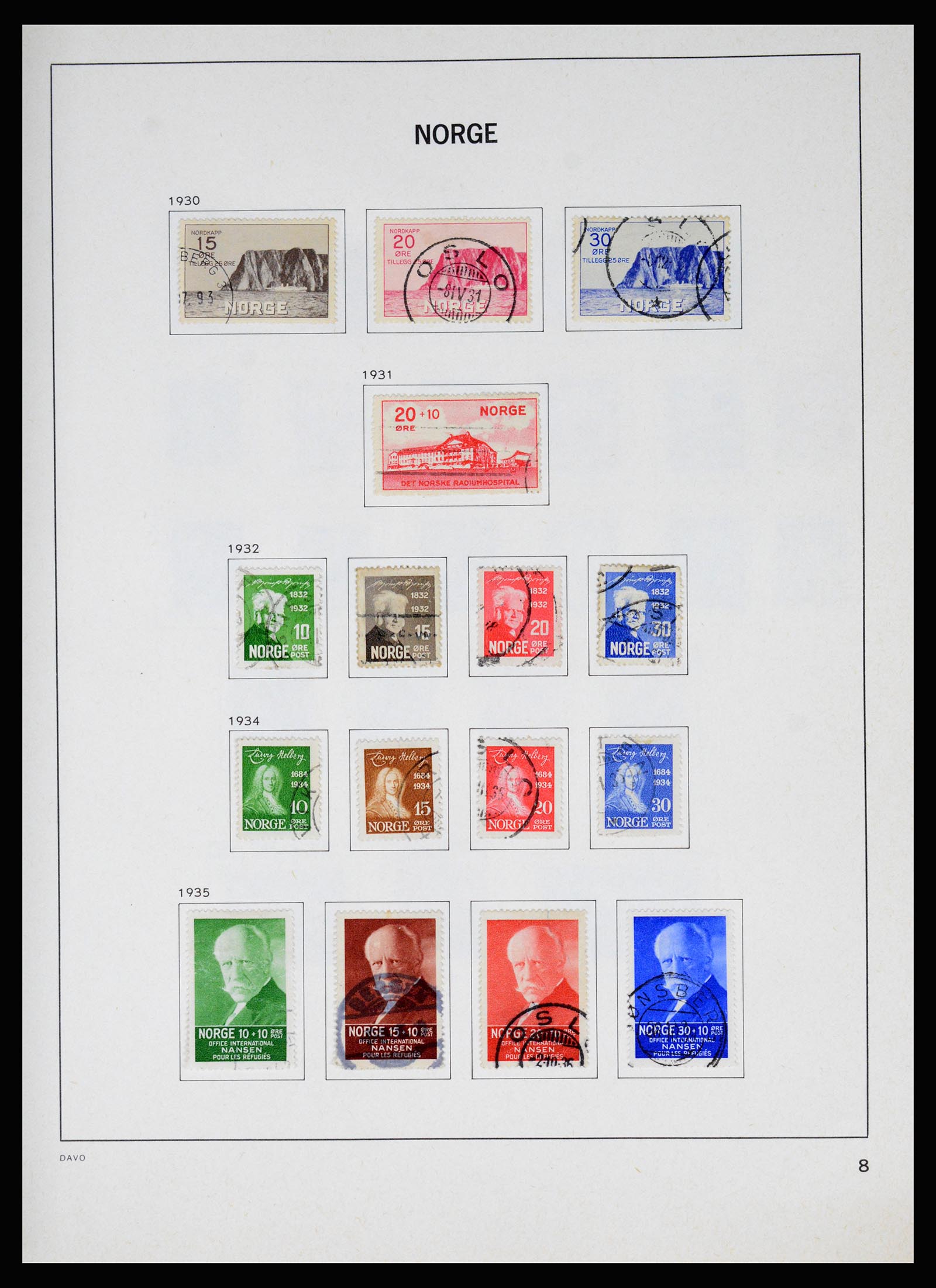37074 011 - Postzegelverzameling 37074 Noorwegen 1855-2006.