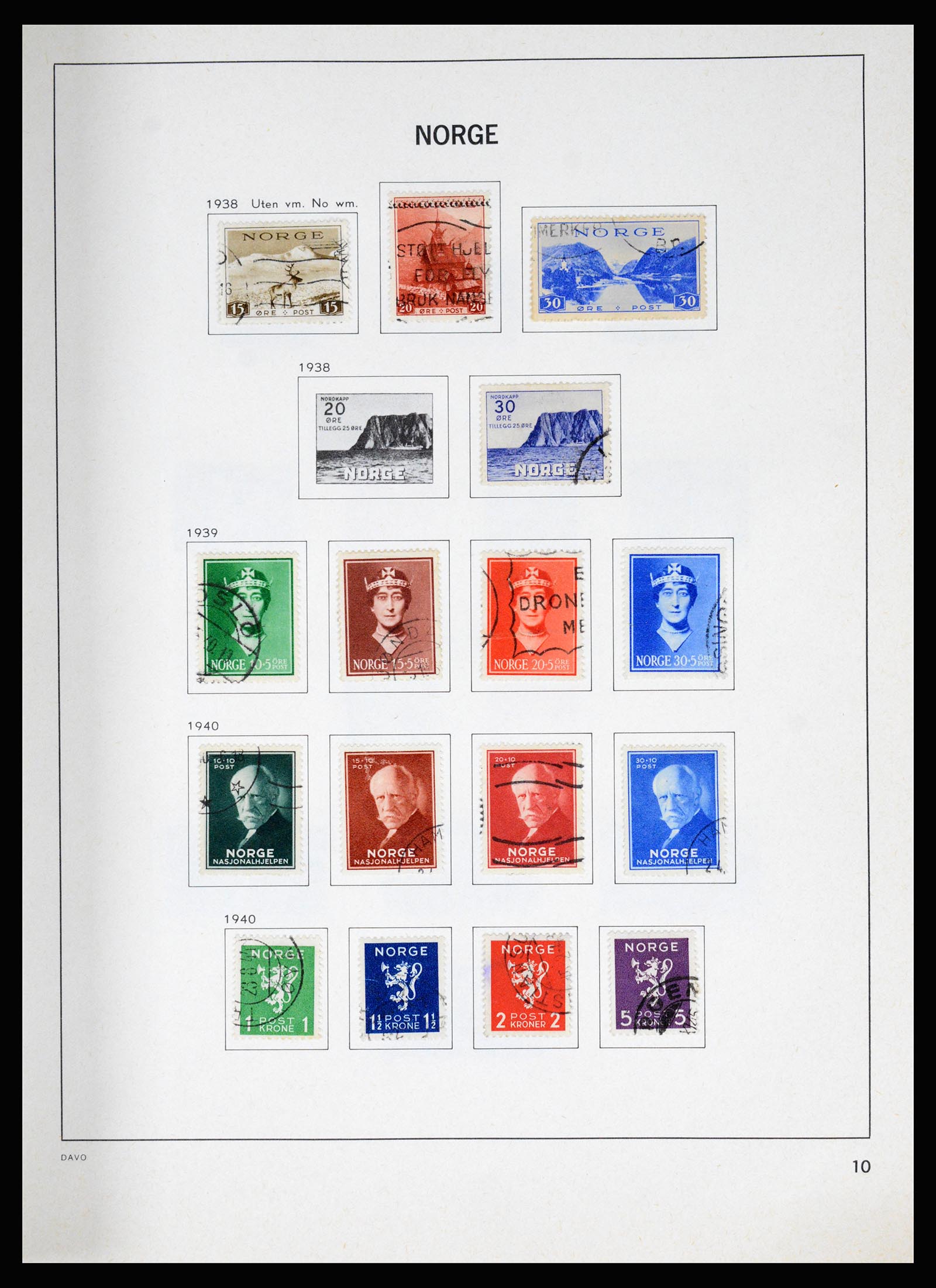 37074 013 - Postzegelverzameling 37074 Noorwegen 1855-2006.