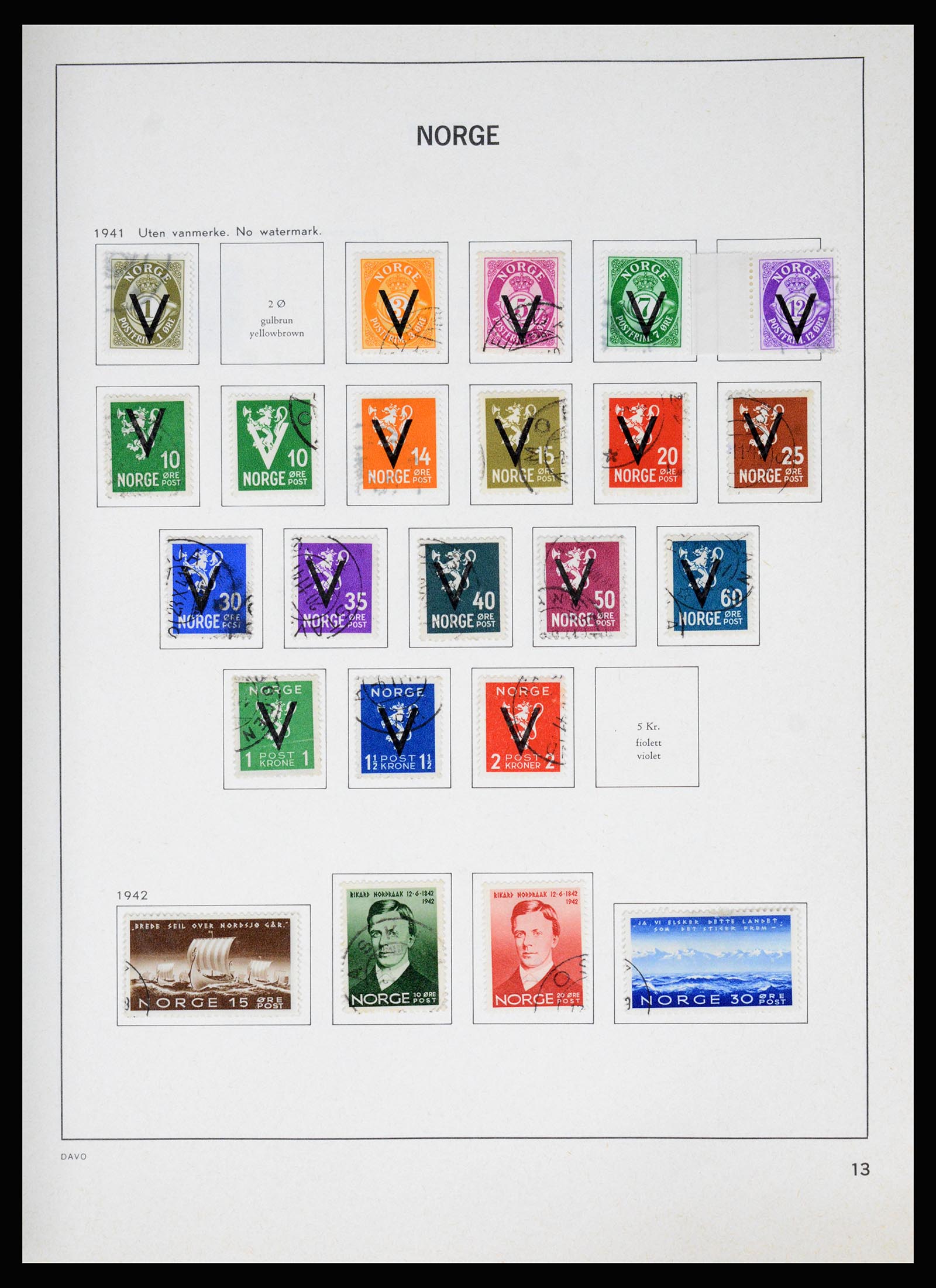 37074 016 - Postzegelverzameling 37074 Noorwegen 1855-2006.