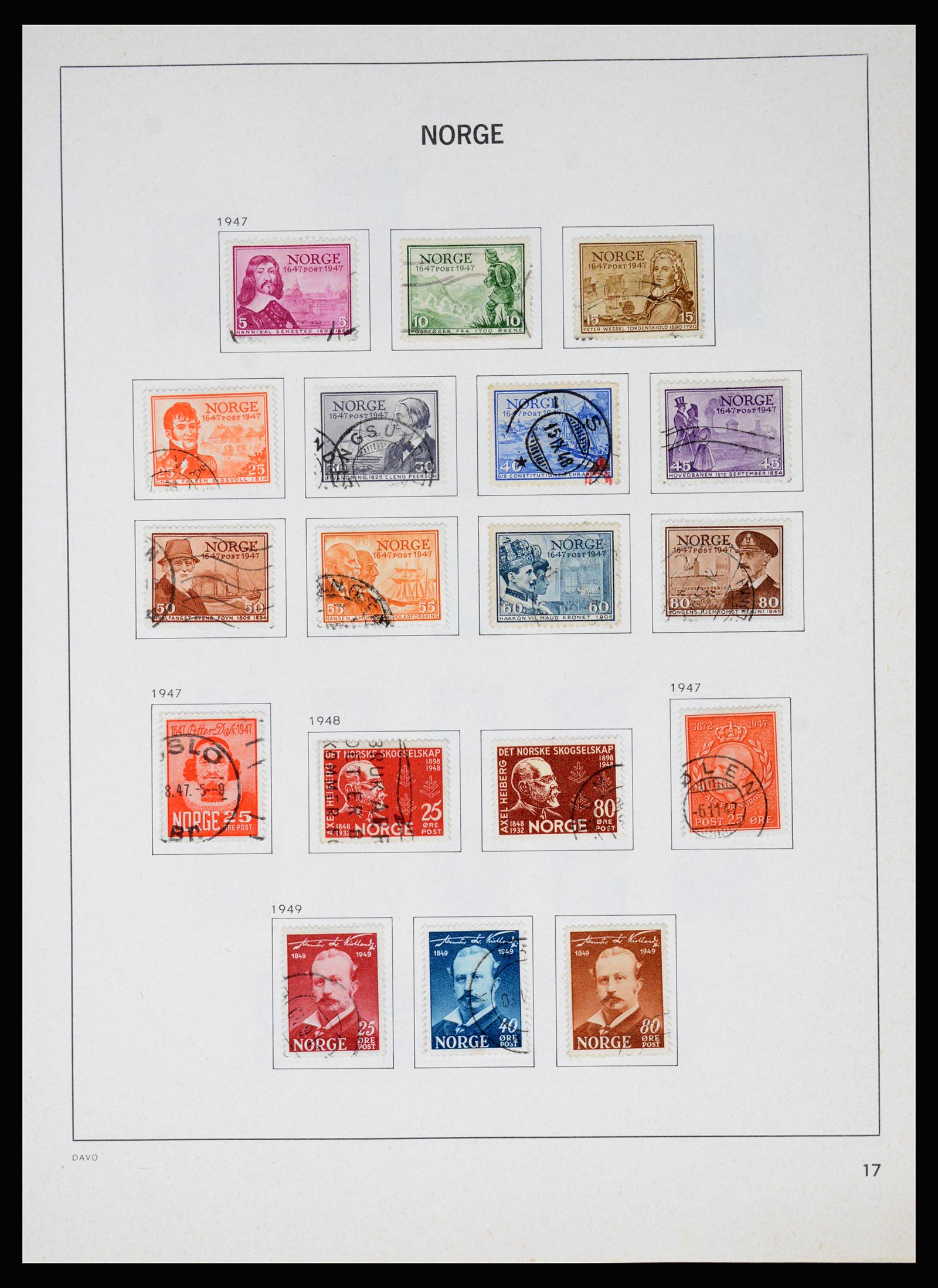 37074 021 - Postzegelverzameling 37074 Noorwegen 1855-2006.