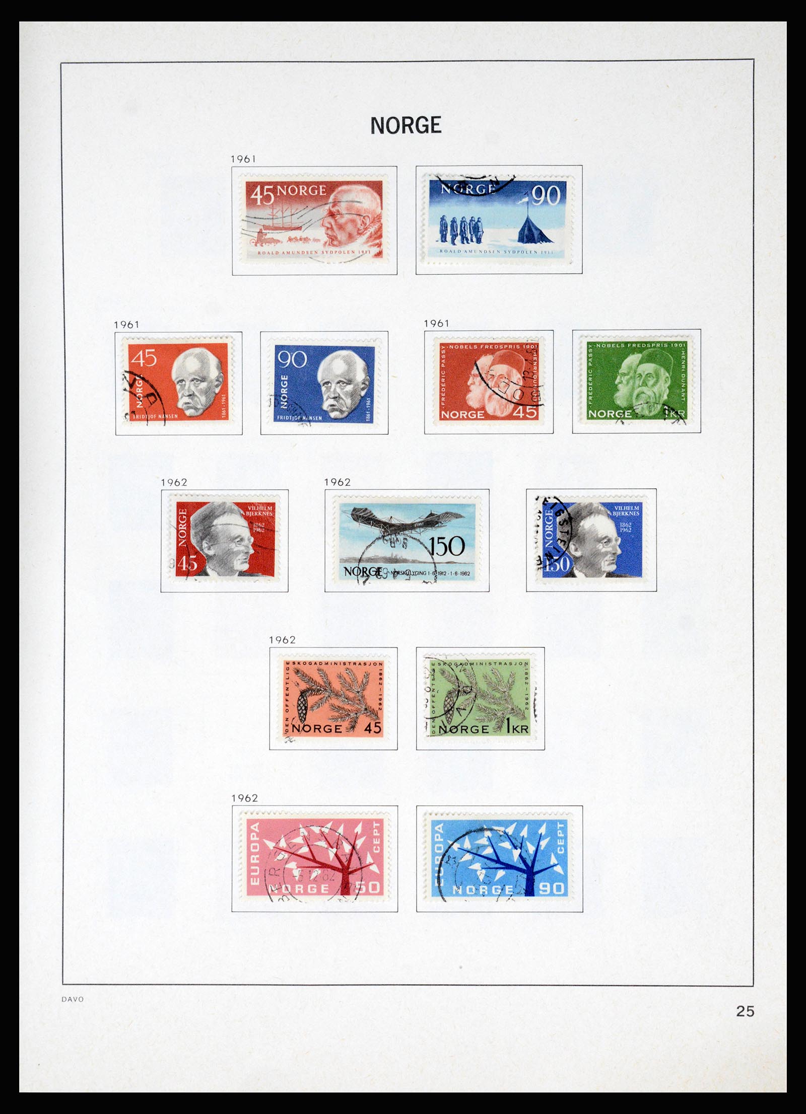 37074 029 - Postzegelverzameling 37074 Noorwegen 1855-2006.