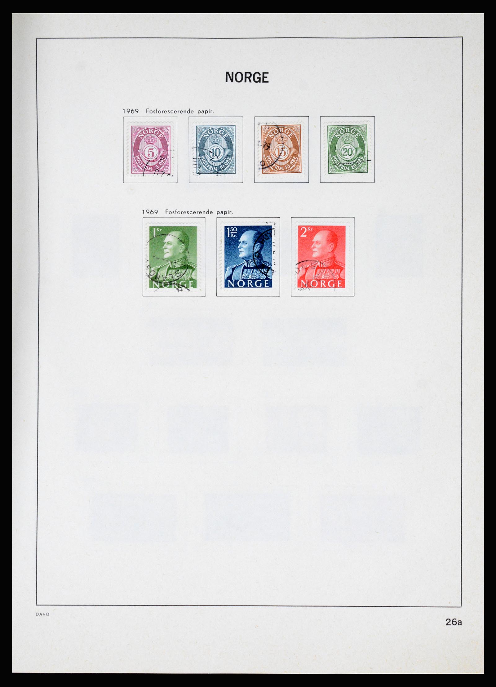37074 031 - Postzegelverzameling 37074 Noorwegen 1855-2006.